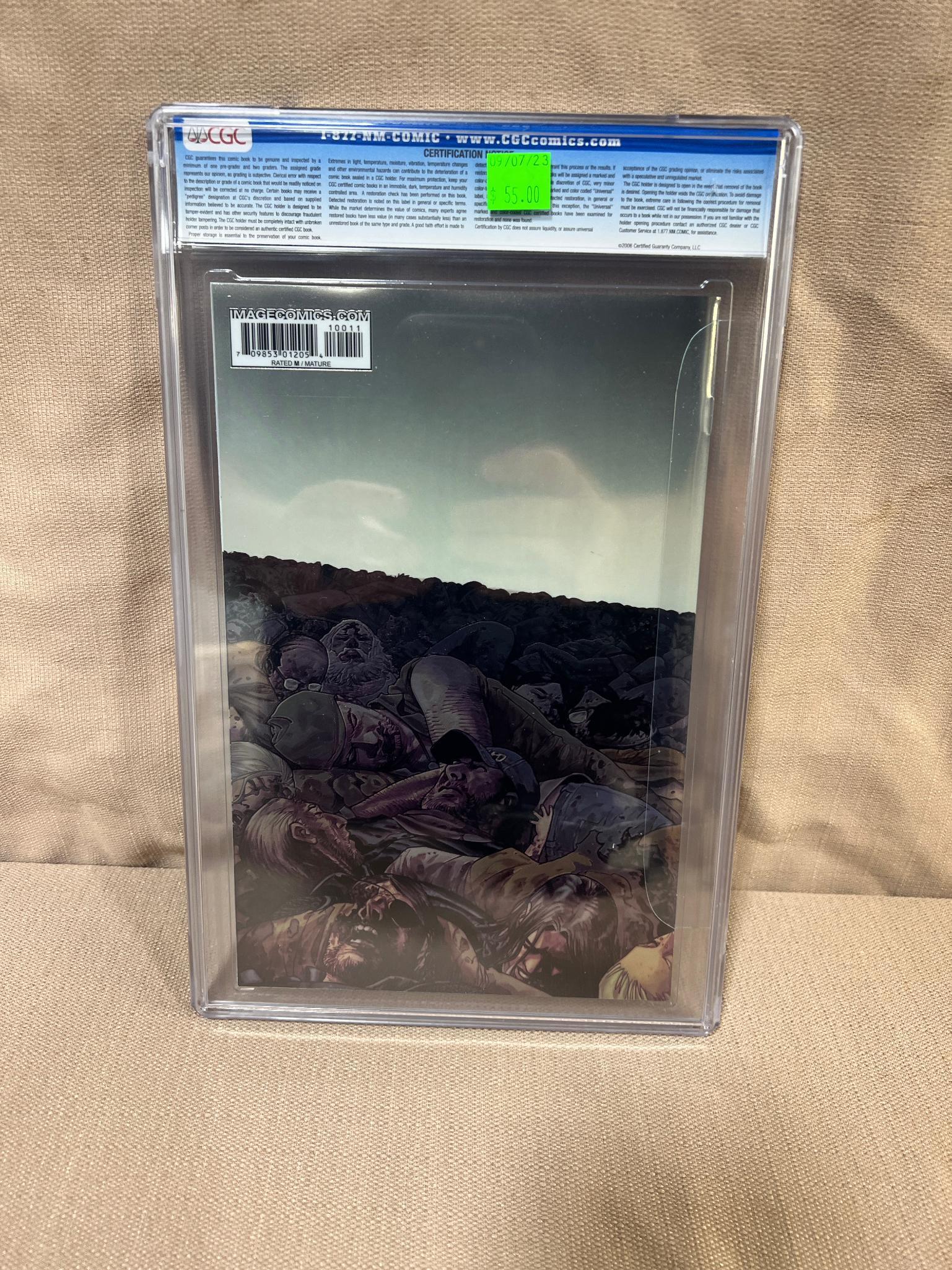 AUCTION SPOTLIGHT! The Walking Dead #100 graded 9.8 in CGC holder