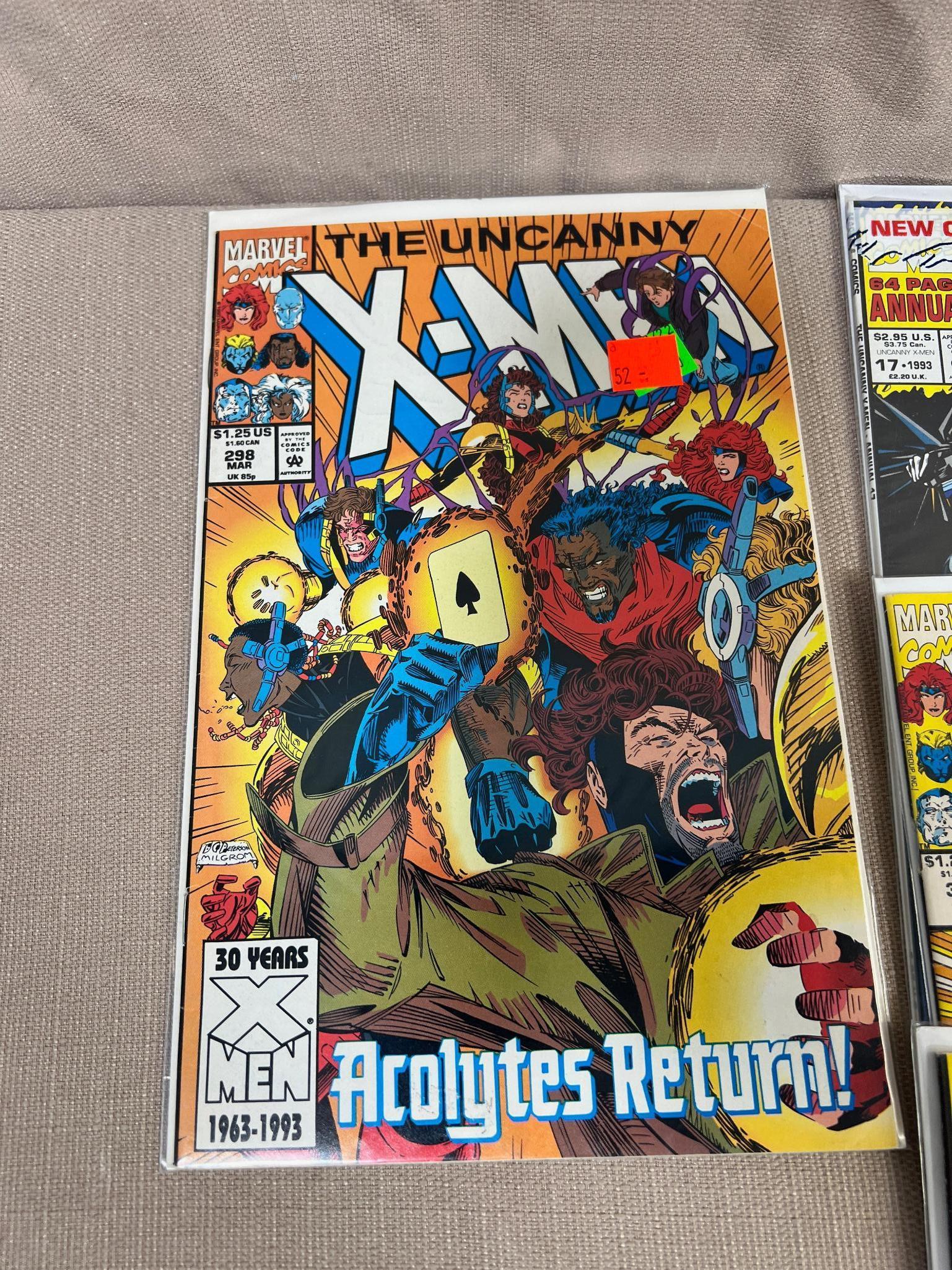 24 Uncanny X-Men Comic Books, see list below