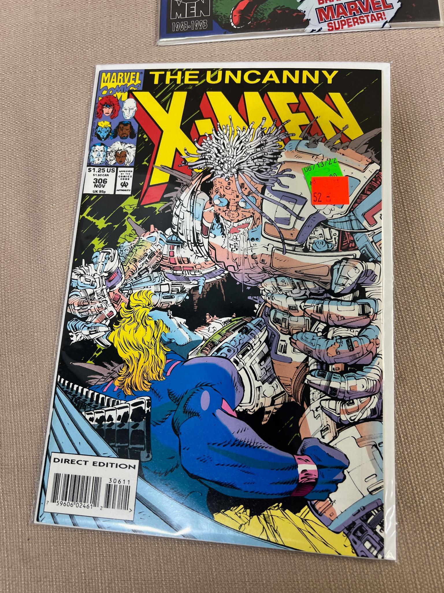 24 Uncanny X-Men Comic Books, see list below