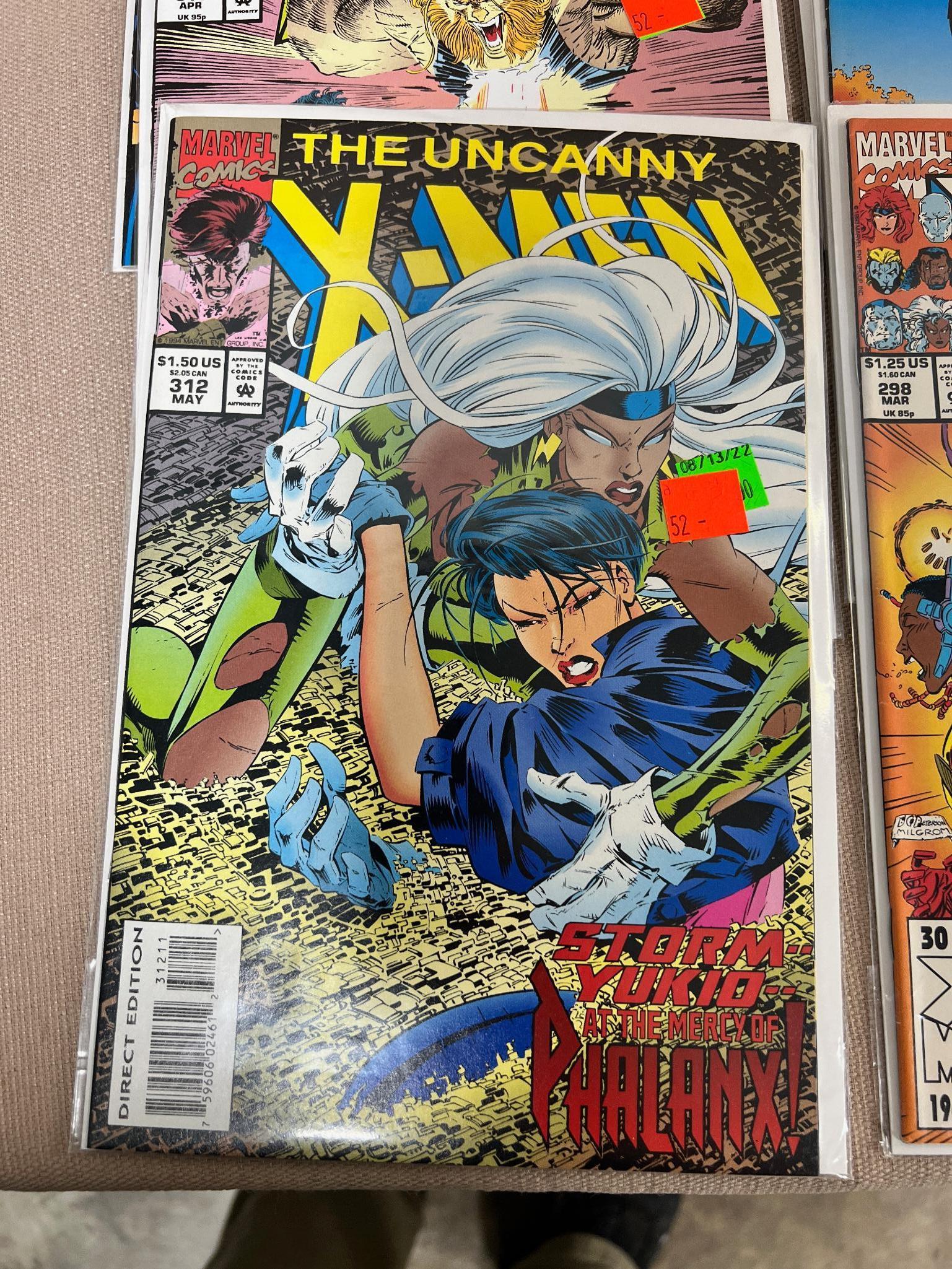 24 Uncanny X-Men Comic Books, see list below