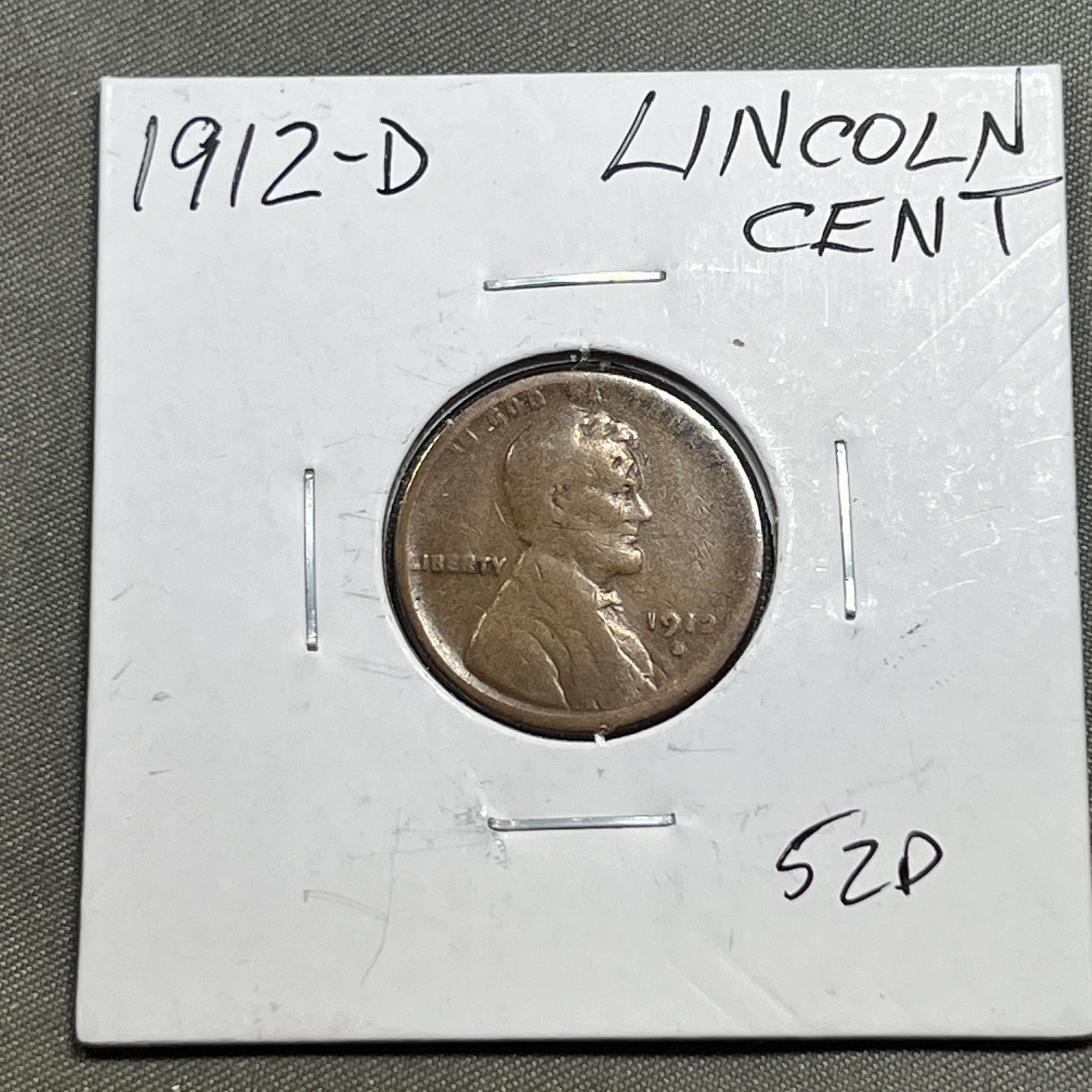 1912-D Lincoln Wheat Cent