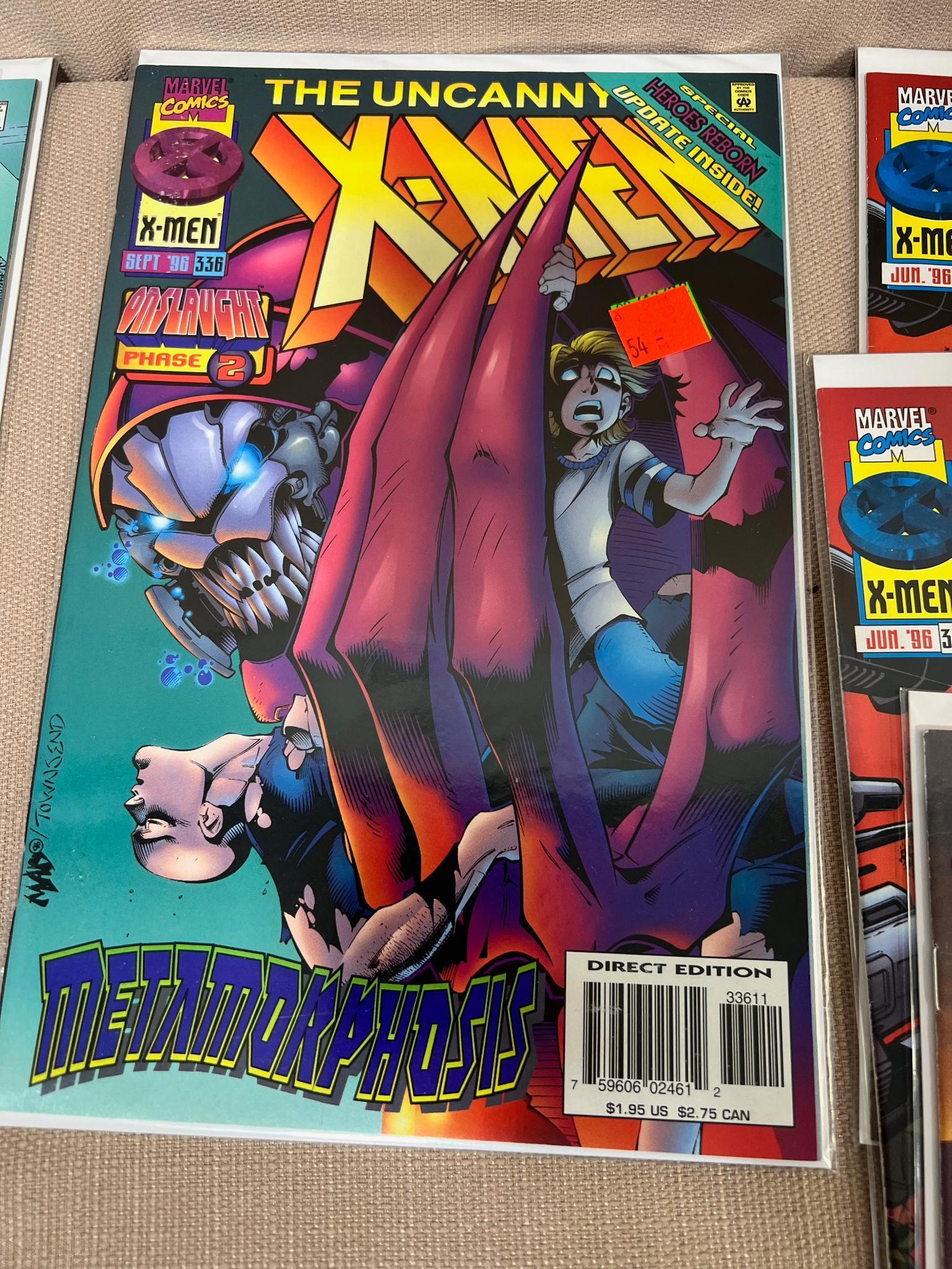 24- Uncanny X-Men Comic Books, see list below