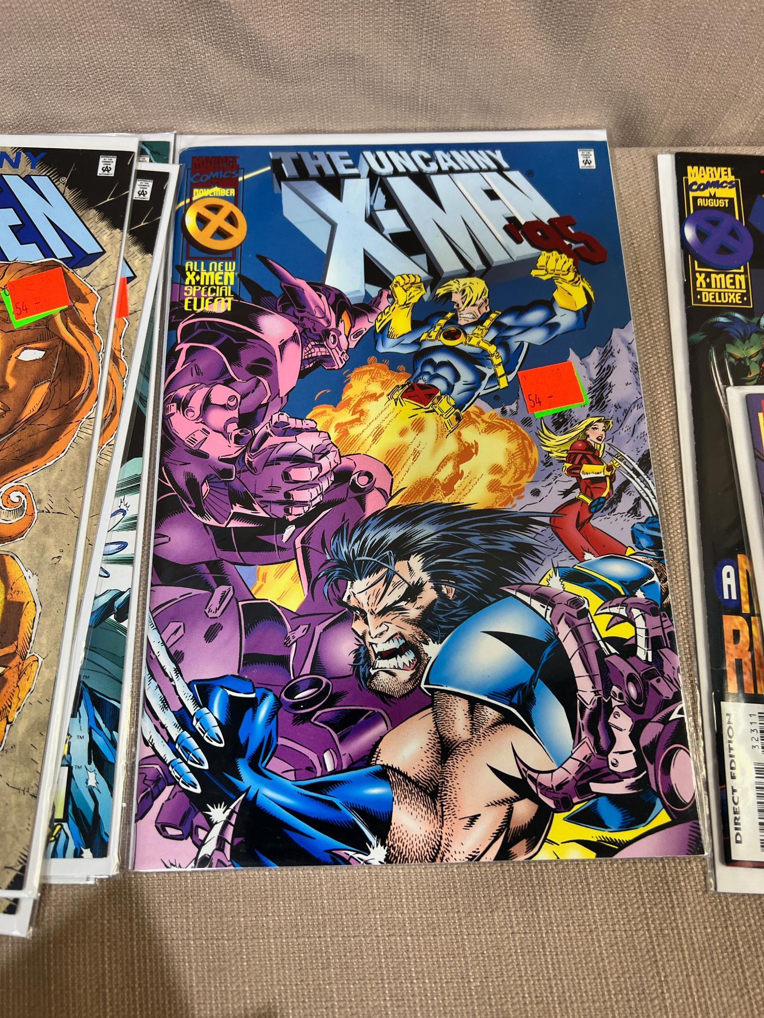 24- Uncanny X-Men Comic Books, see list below