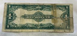 LARGE SIZE 1923 One Dollar Silver Certificate
