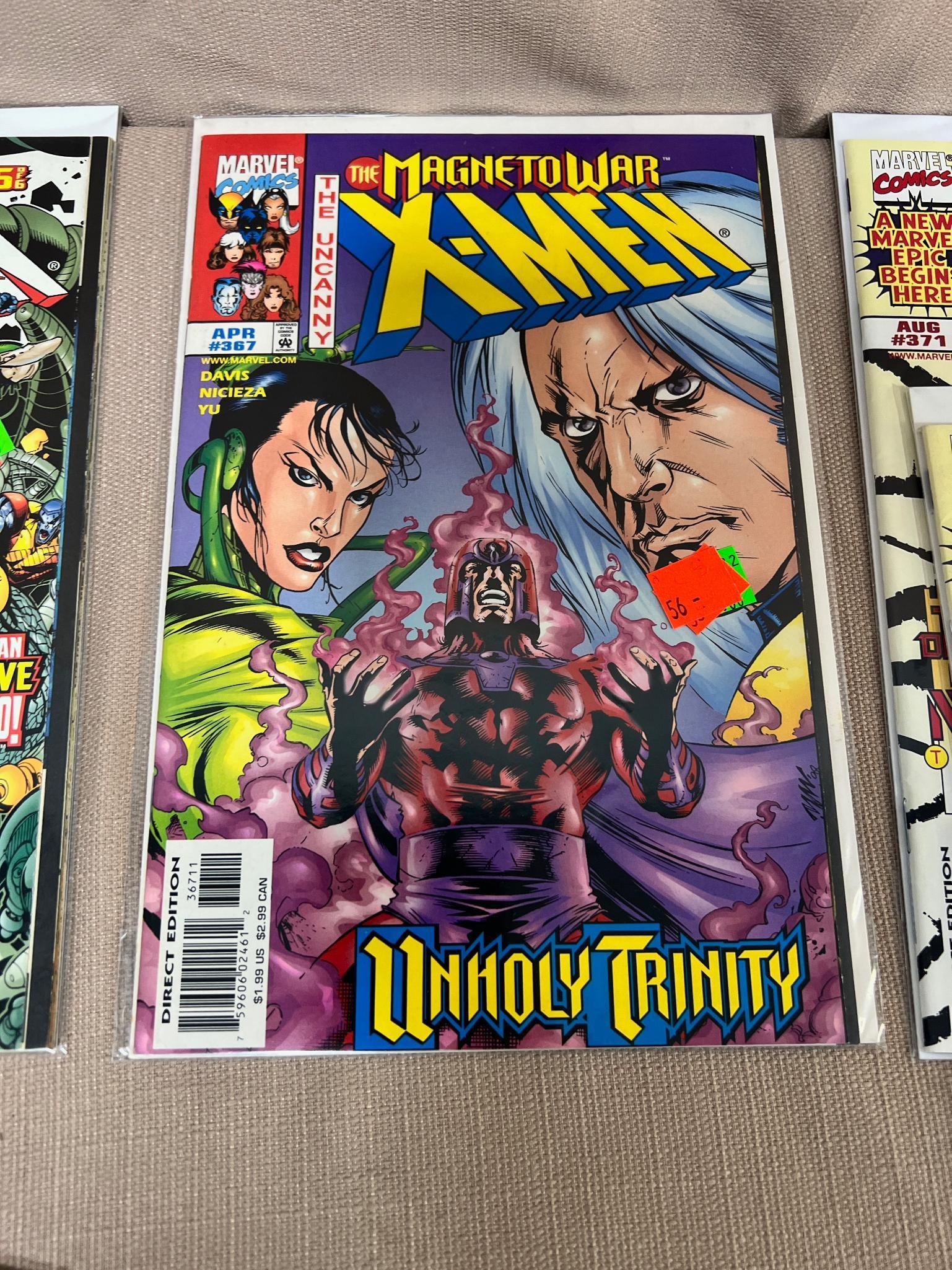 24 Uncanny X-Men Comic Books, see list below