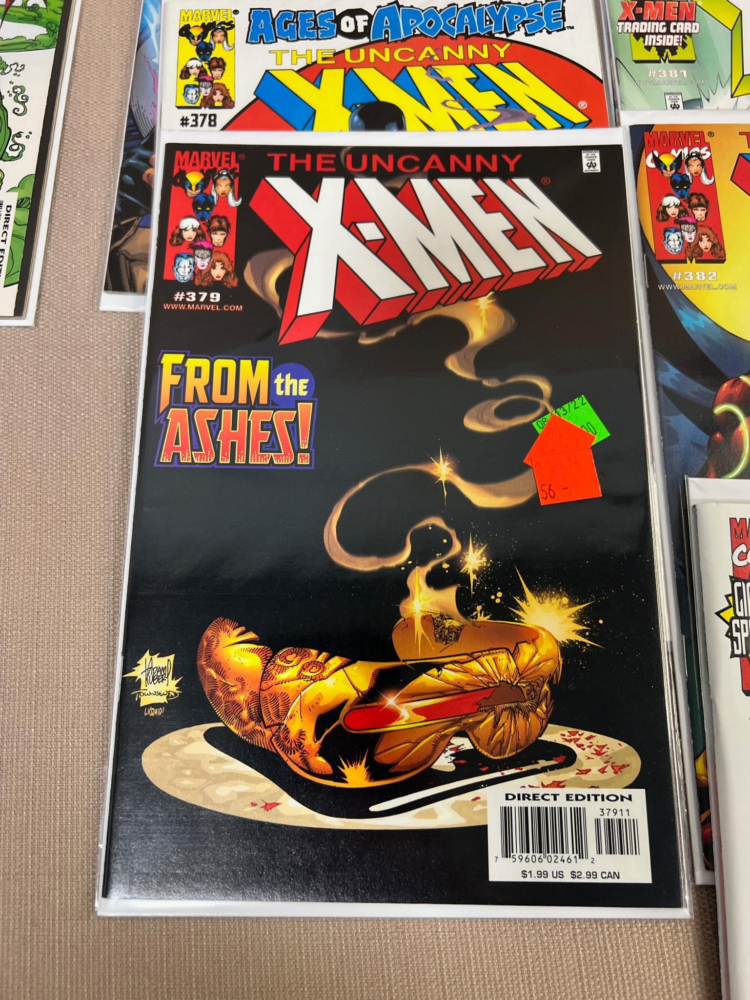 24 Uncanny X-Men Comic Books, see list below