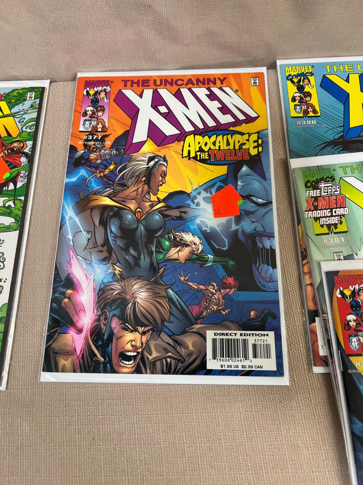 24 Uncanny X-Men Comic Books, see list below