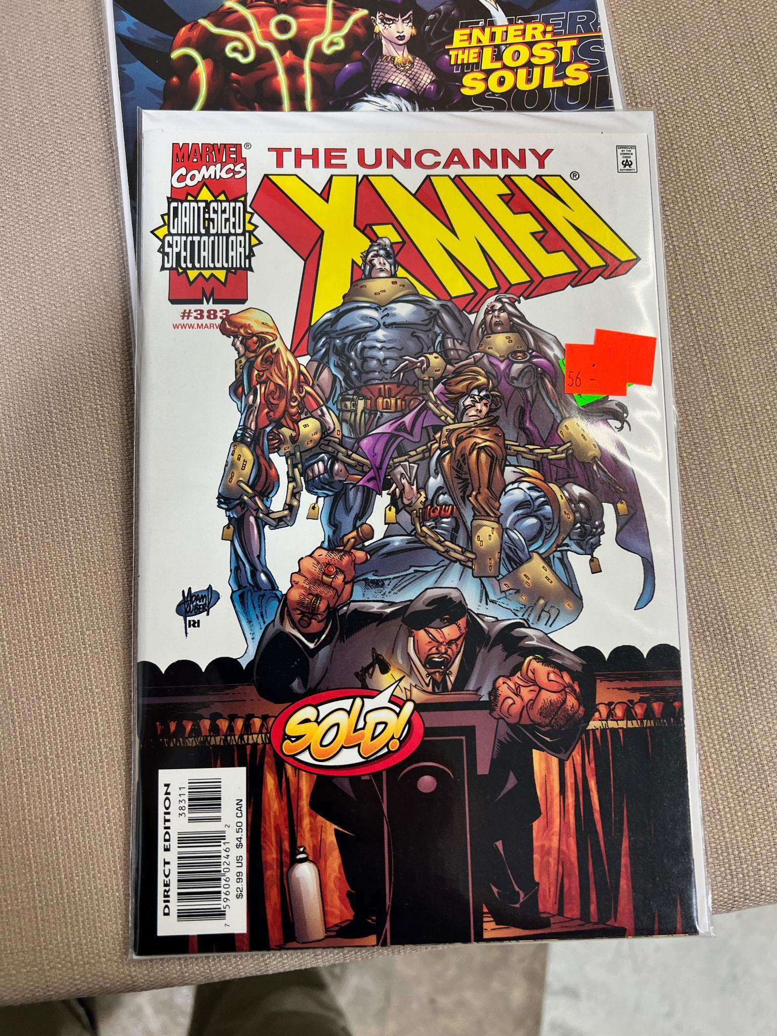 24 Uncanny X-Men Comic Books, see list below