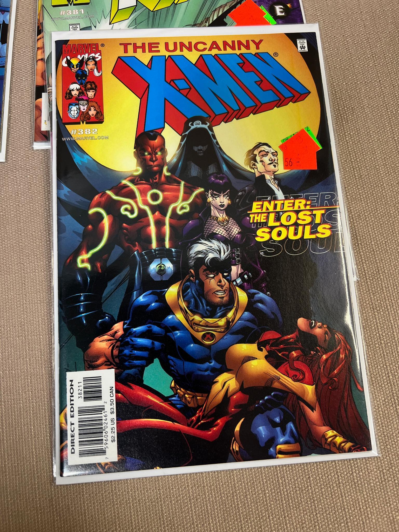 24 Uncanny X-Men Comic Books, see list below