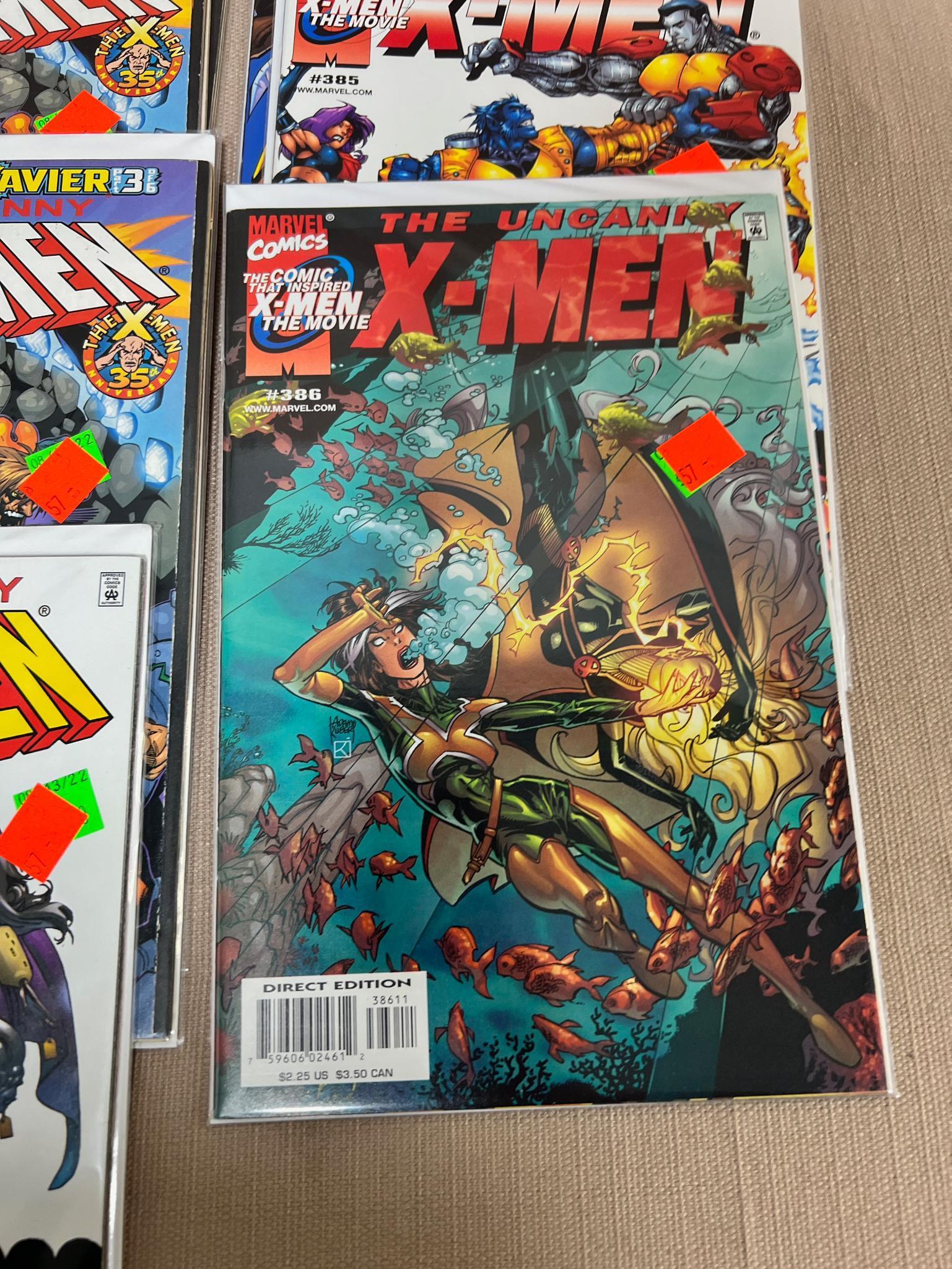 17 Uncanny X-Men Comic Books, see list below