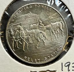 1935 Pony Express Token