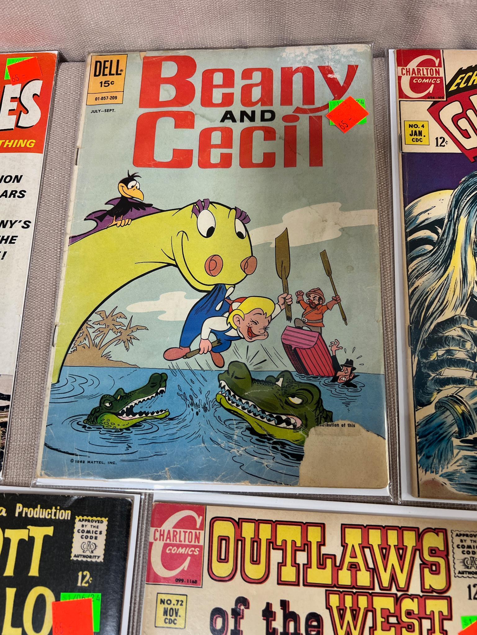 7- Early Charlton and Dell Comics, Abbott & Costello, Beverly Hillbillies and more