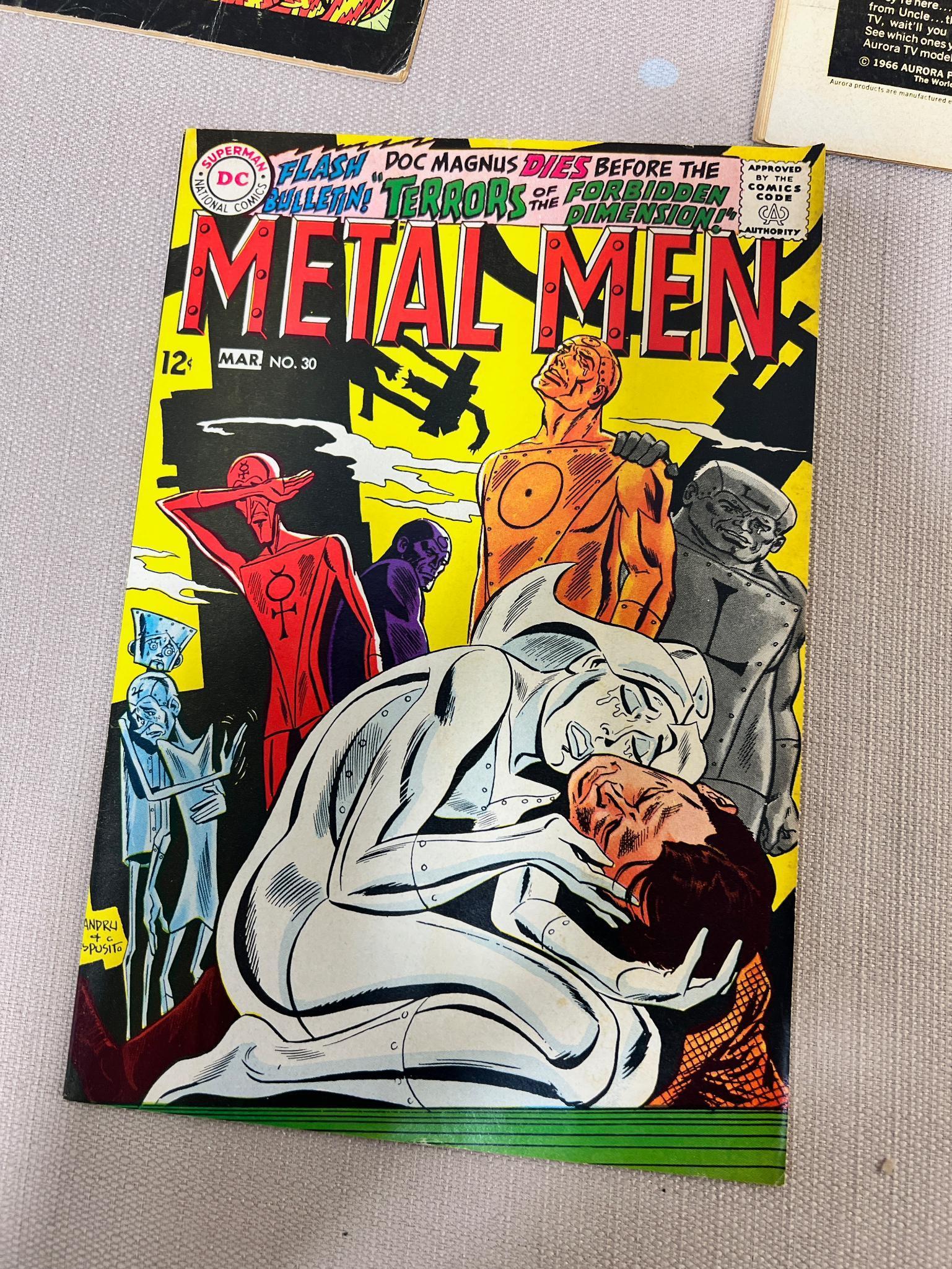 8- 12 Cent Comics, Metal Men, Fly Man, Rawhide Kid, Hawkman and more, see all pics