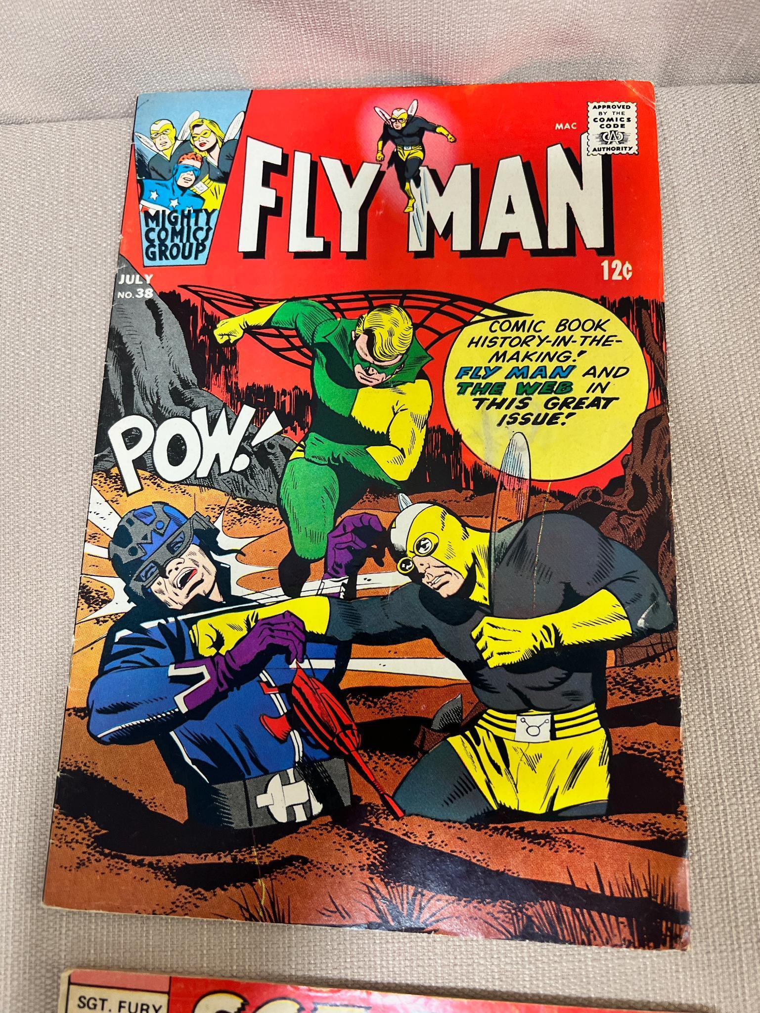 8- 12 Cent Comics, Metal Men, Fly Man, Rawhide Kid, Hawkman and more, see all pics