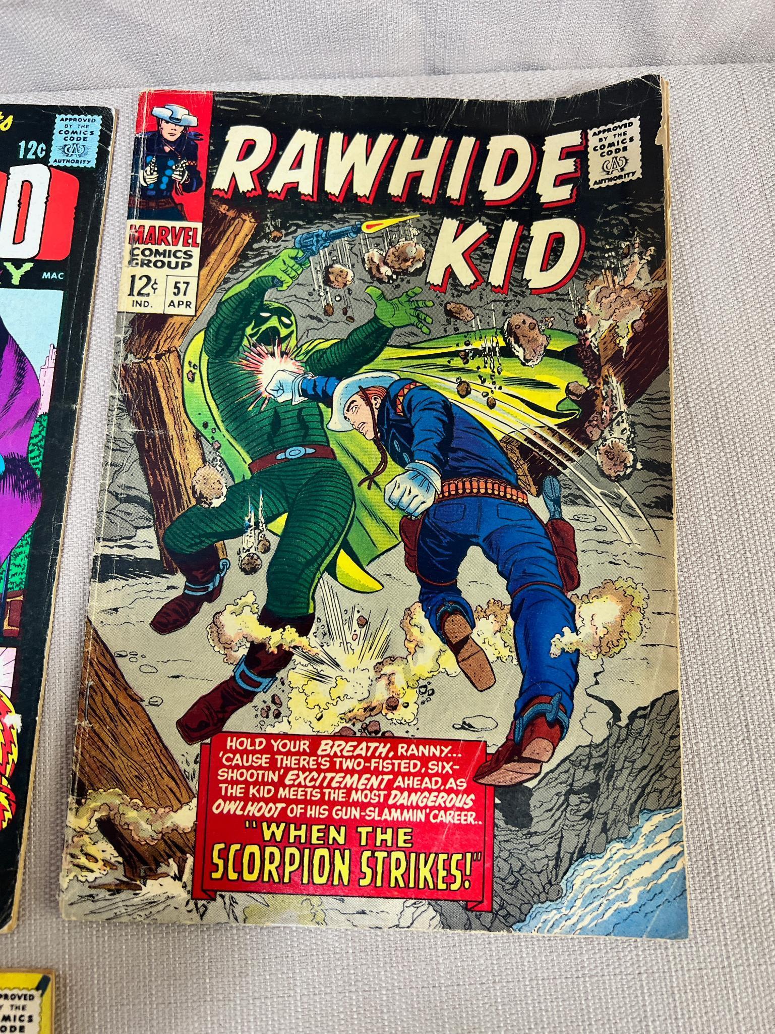 8- 12 Cent Comics, Metal Men, Fly Man, Rawhide Kid, Hawkman and more, see all pics
