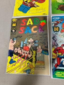 4 Vintage Harvey Comics and 1- Gold Key Comic, all 12 and 15 cent