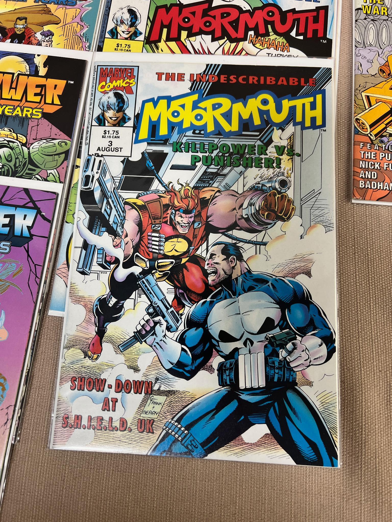 Marvel Comics, Motormouth 1-11, Killpower 1-4, & Black Axe 1-7