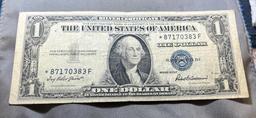 1935 F One Dollar Silver Certificate Star Note
