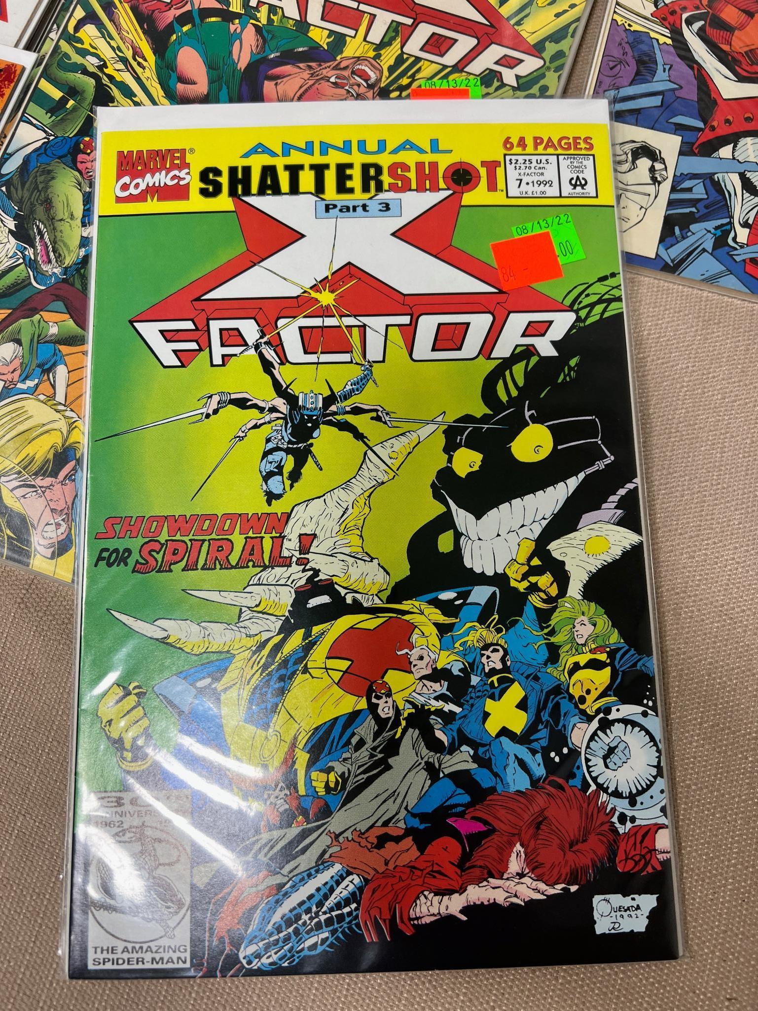 15- X Factor and Factor X Comic Books, Some annuals included