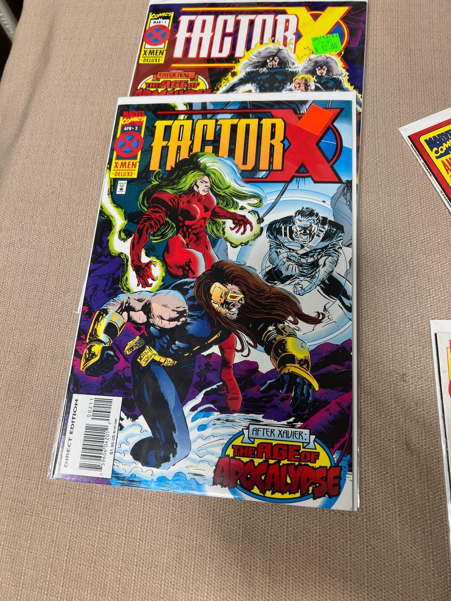 15- X Factor and Factor X Comic Books, Some annuals included