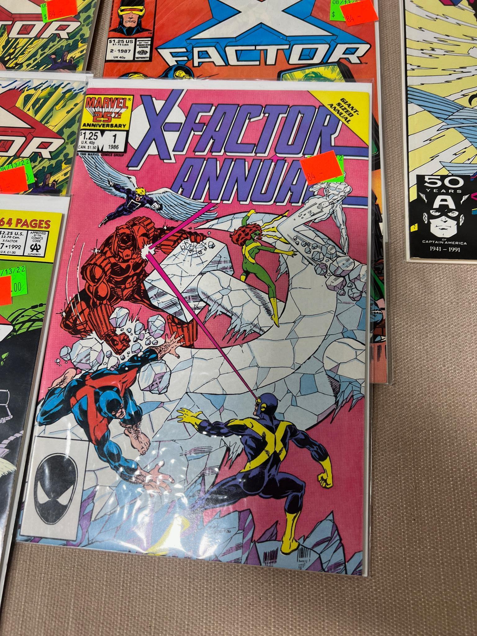 15- X Factor and Factor X Comic Books, Some annuals included