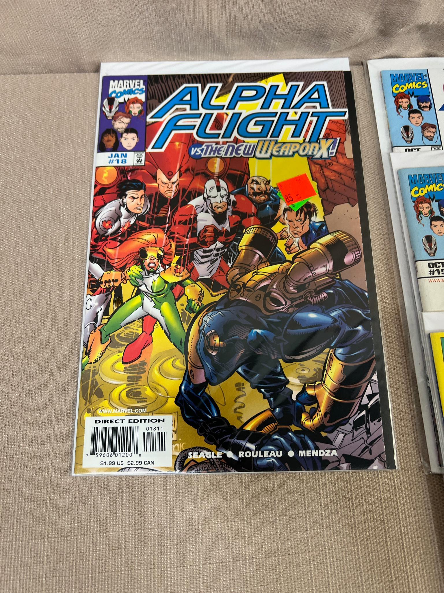 30 Asst Issues of Alpha Flight Comic Books