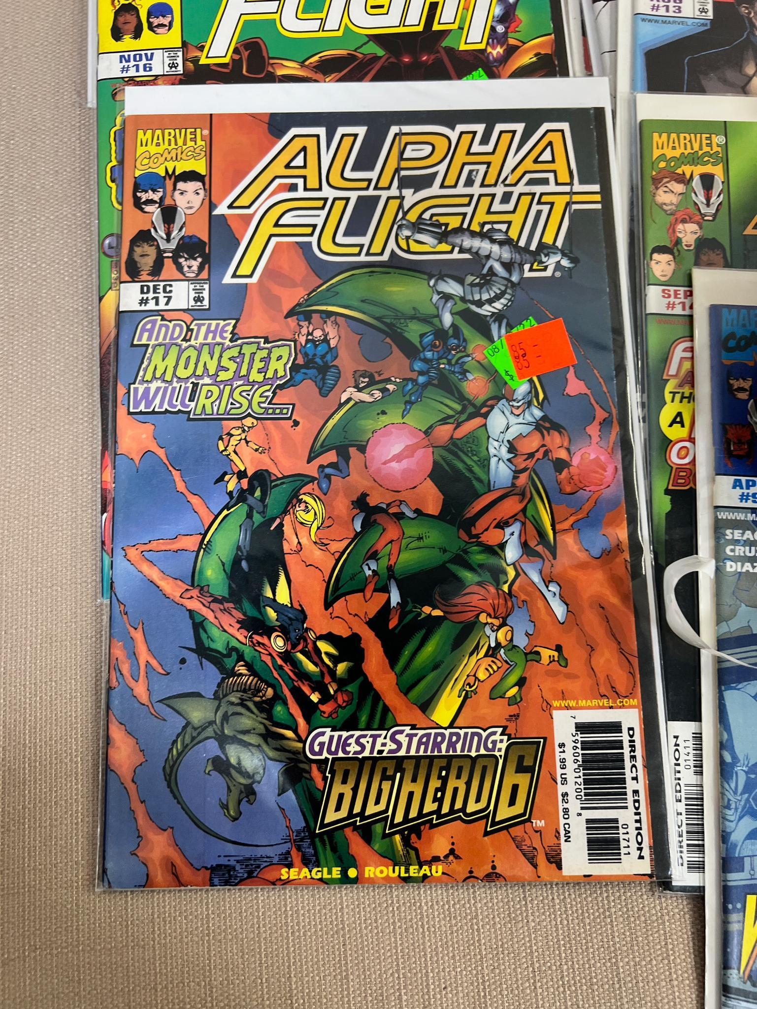 30 Asst Issues of Alpha Flight Comic Books