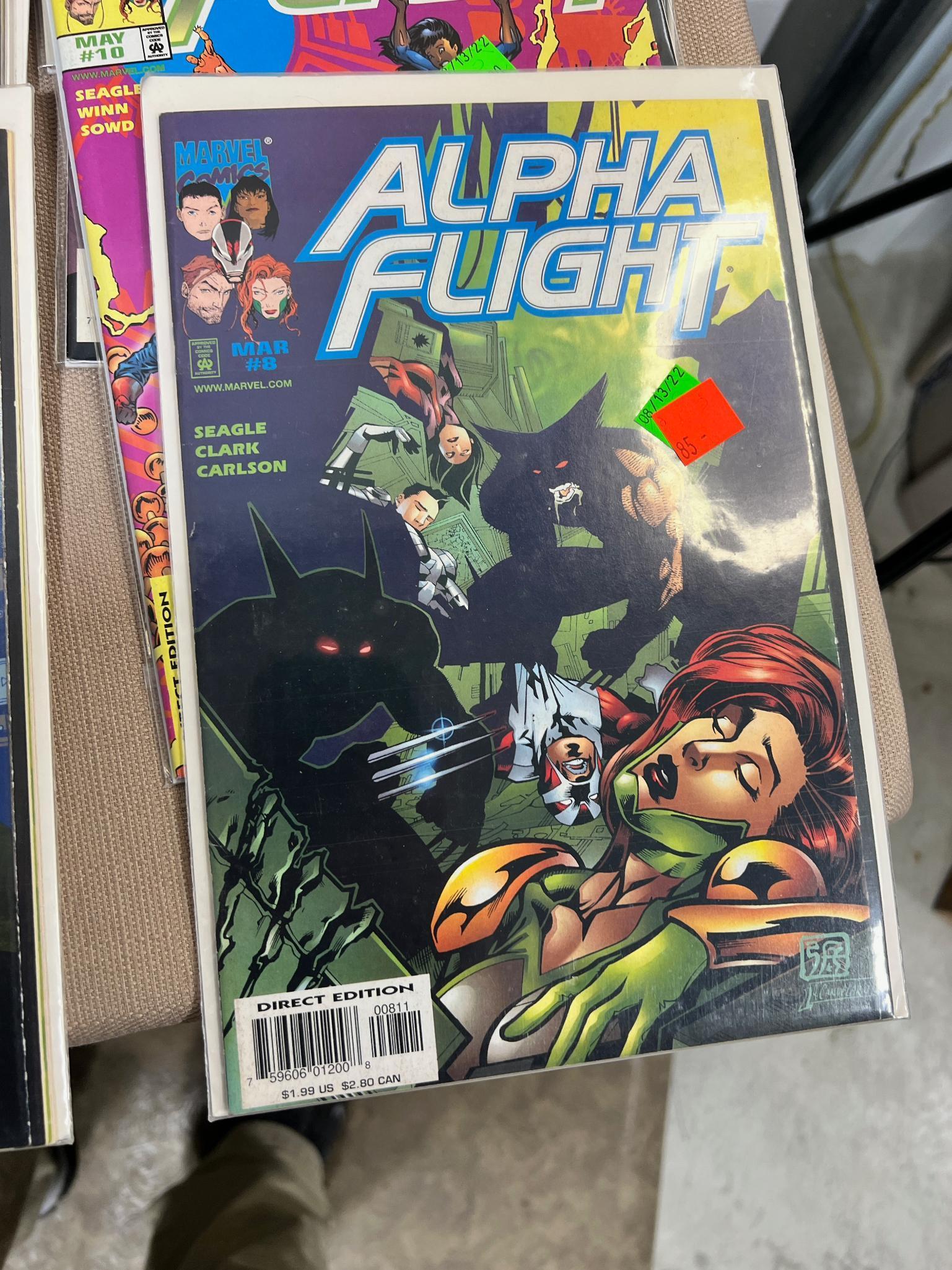 30 Asst Issues of Alpha Flight Comic Books