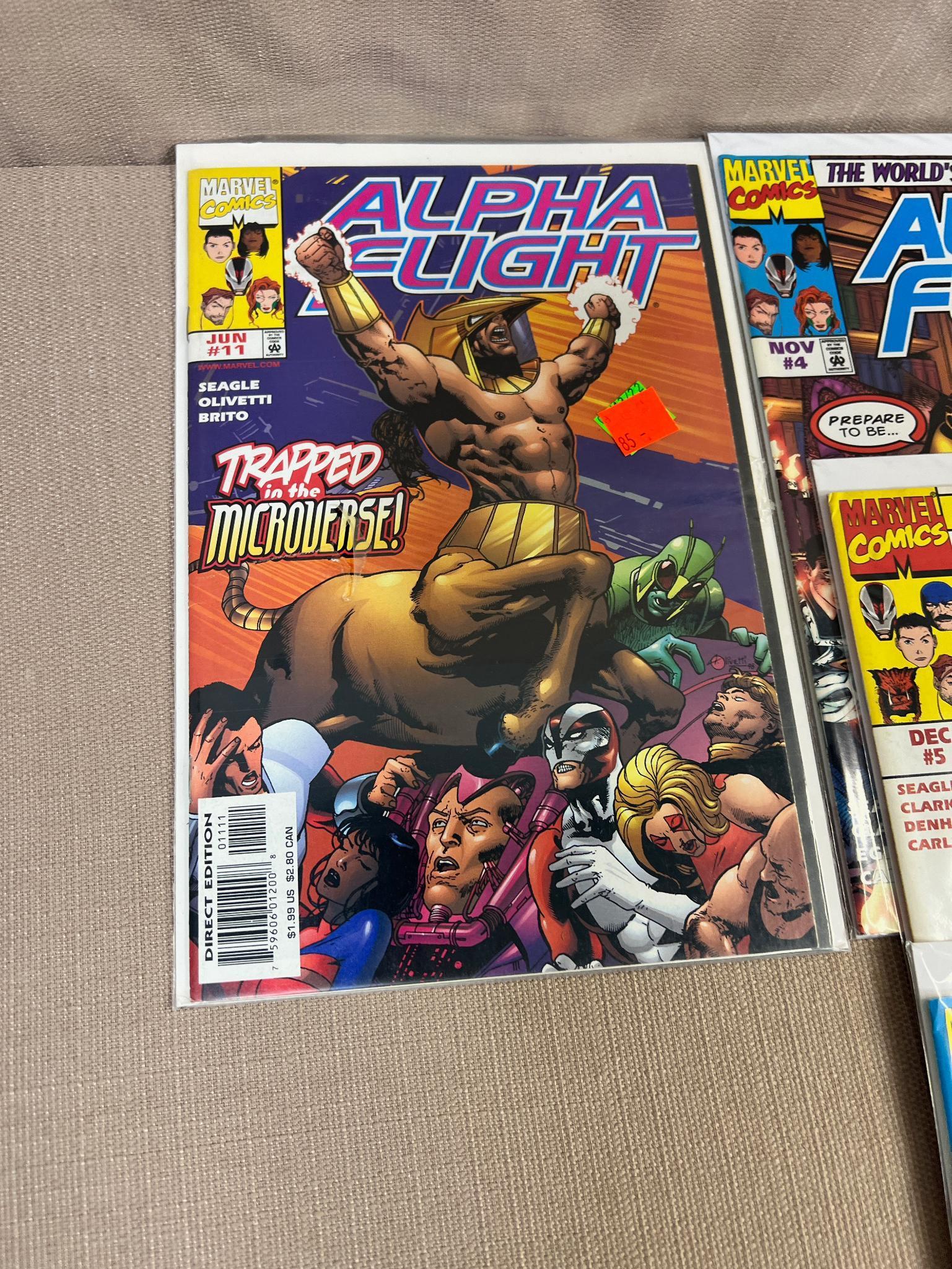 30 Asst Issues of Alpha Flight Comic Books