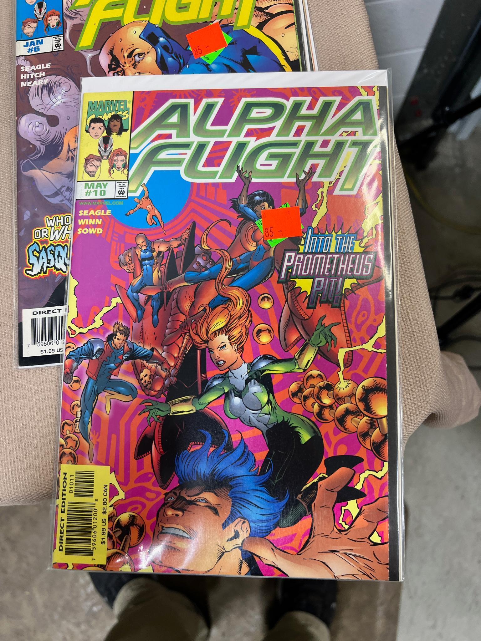 30 Asst Issues of Alpha Flight Comic Books