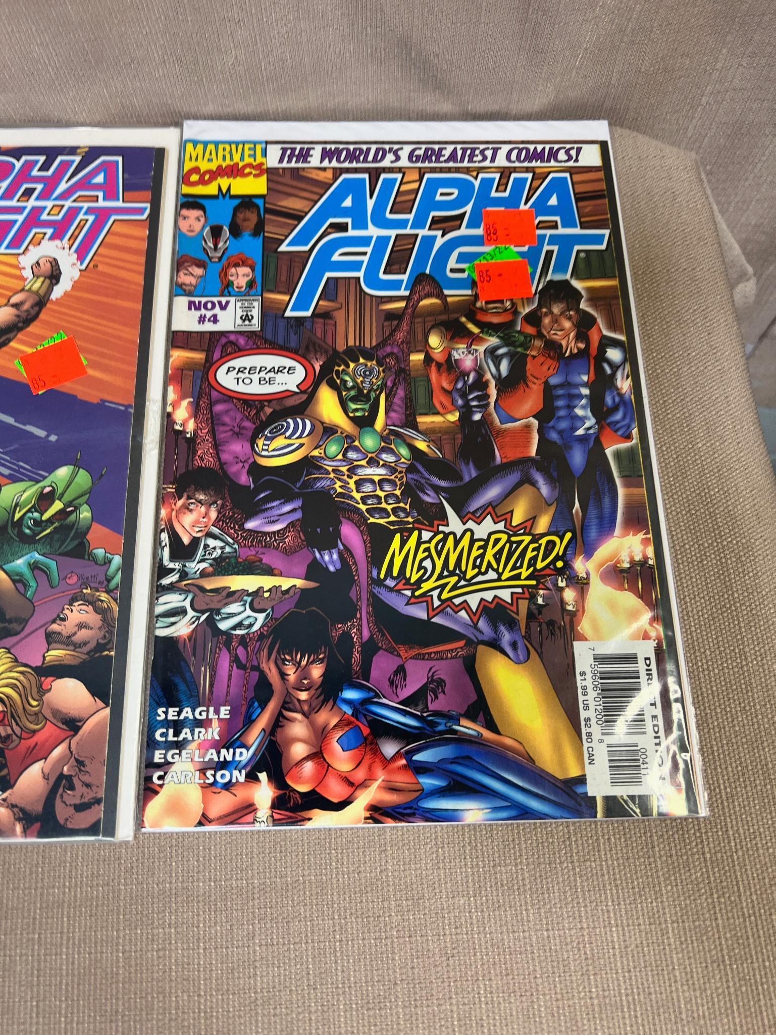 30 Asst Issues of Alpha Flight Comic Books