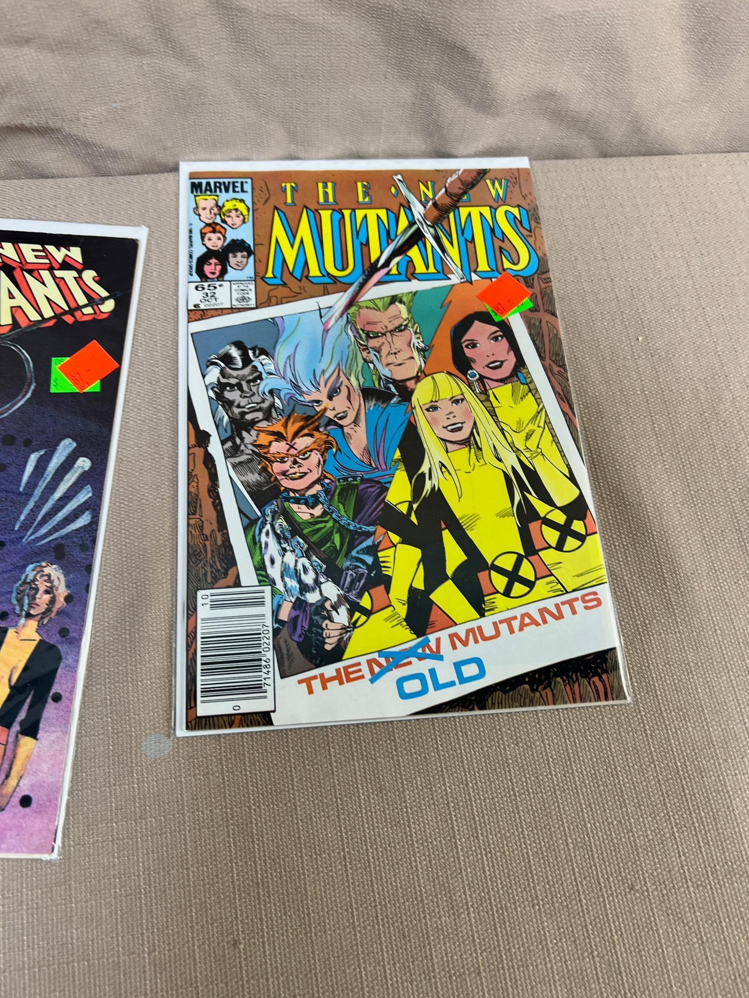 15- The New Mutants comic books, 1st appearance of Warlock, Warpath Hellions, Legion