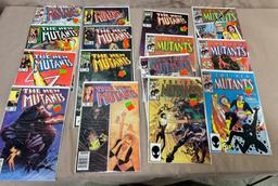 15- The New Mutants comic books, 1st appearance of Warlock, Warpath Hellions, Legion