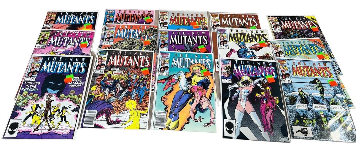 15- Marvel Comics The New Mutants, 36-38, 39-42, and 44-51