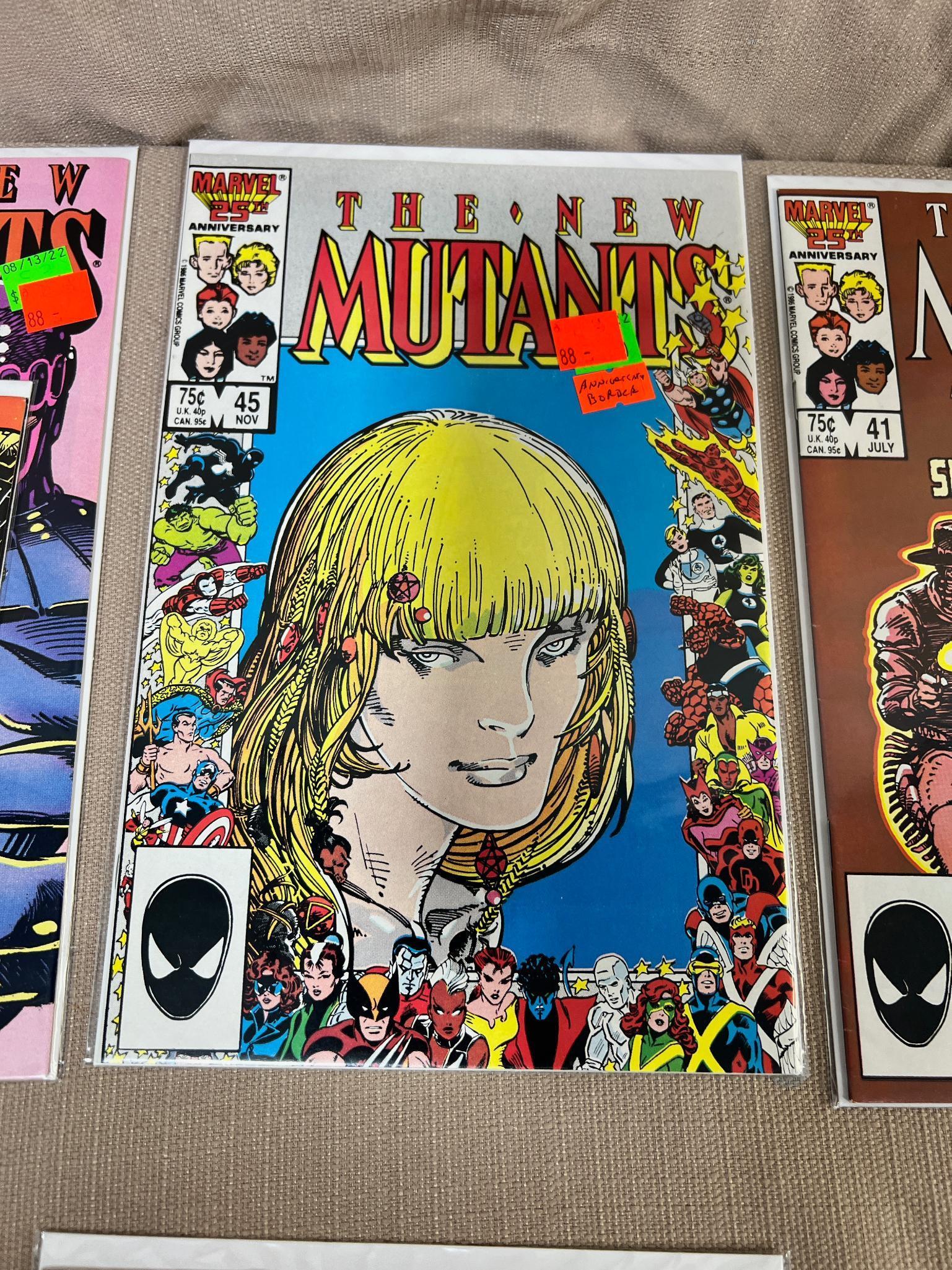 15- Marvel Comics The New Mutants, 36-38, 39-42, and 44-51