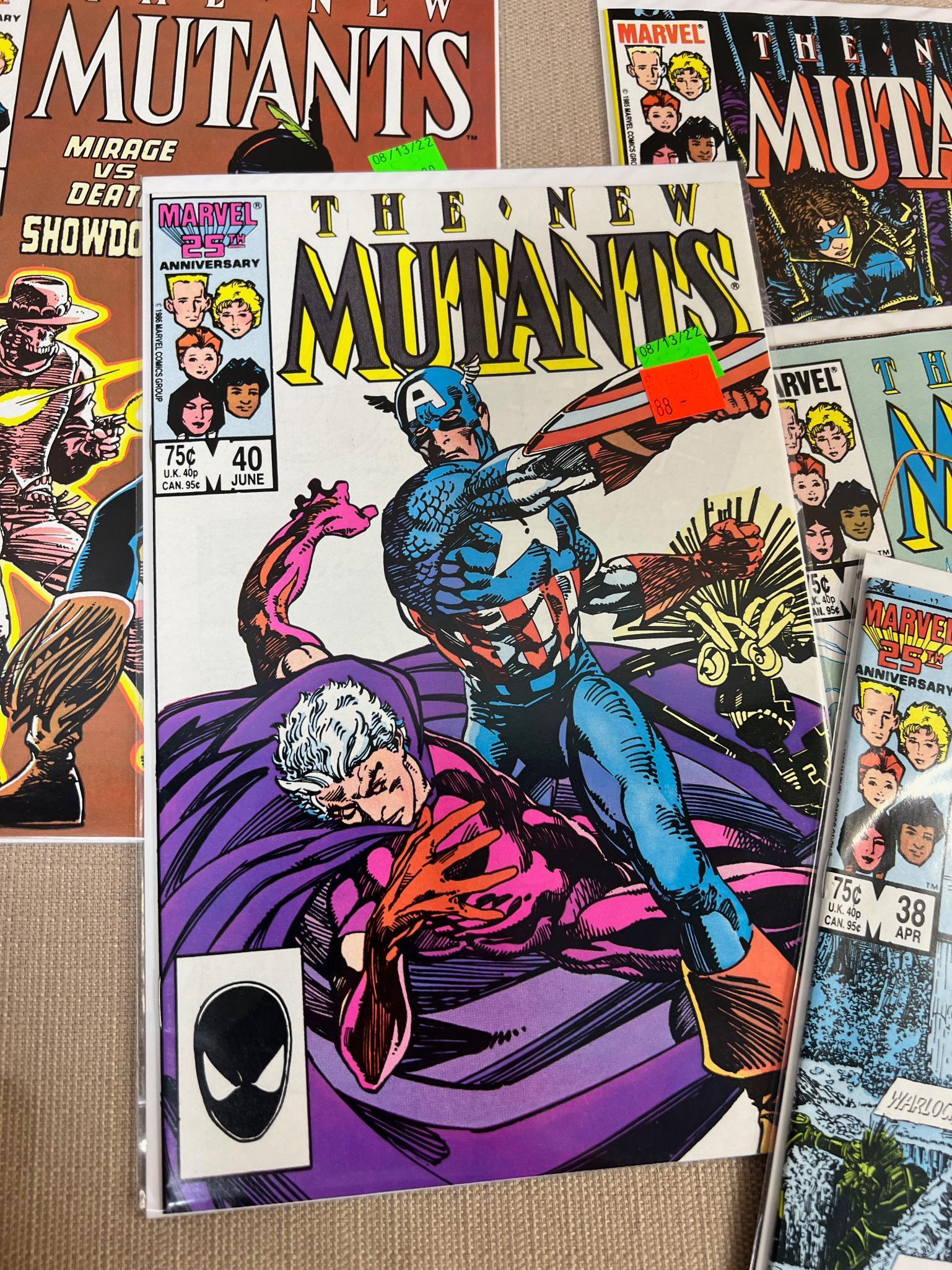 15- Marvel Comics The New Mutants, 36-38, 39-42, and 44-51