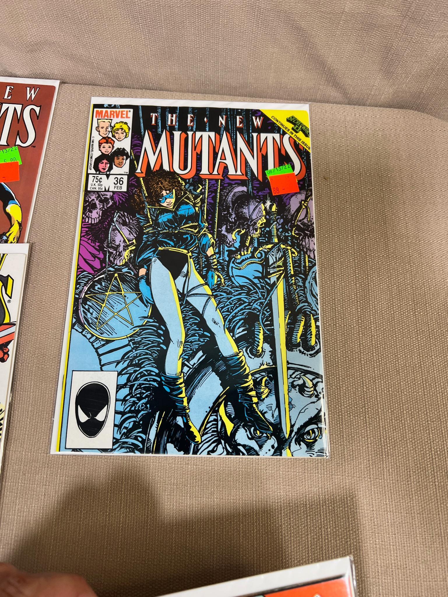15- Marvel Comics The New Mutants, 36-38, 39-42, and 44-51