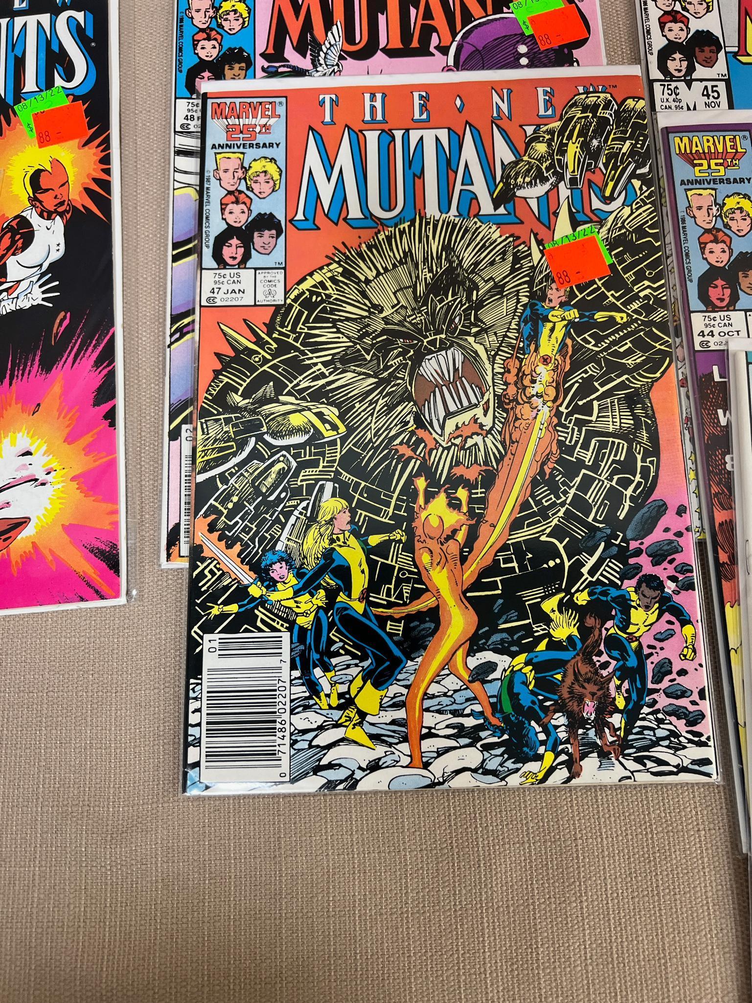 15- Marvel Comics The New Mutants, 36-38, 39-42, and 44-51