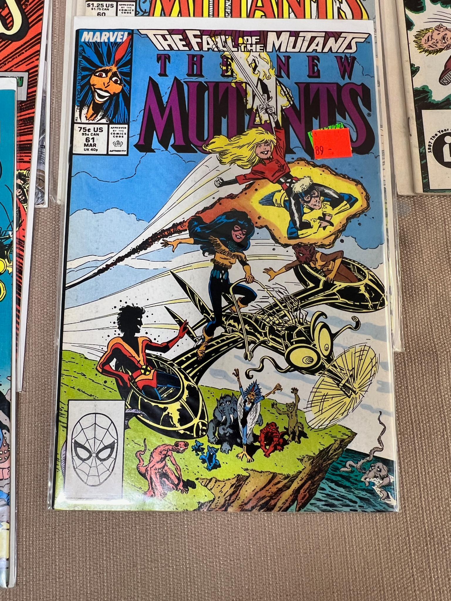 15- The New Mutants Comic Books, issues 51-65