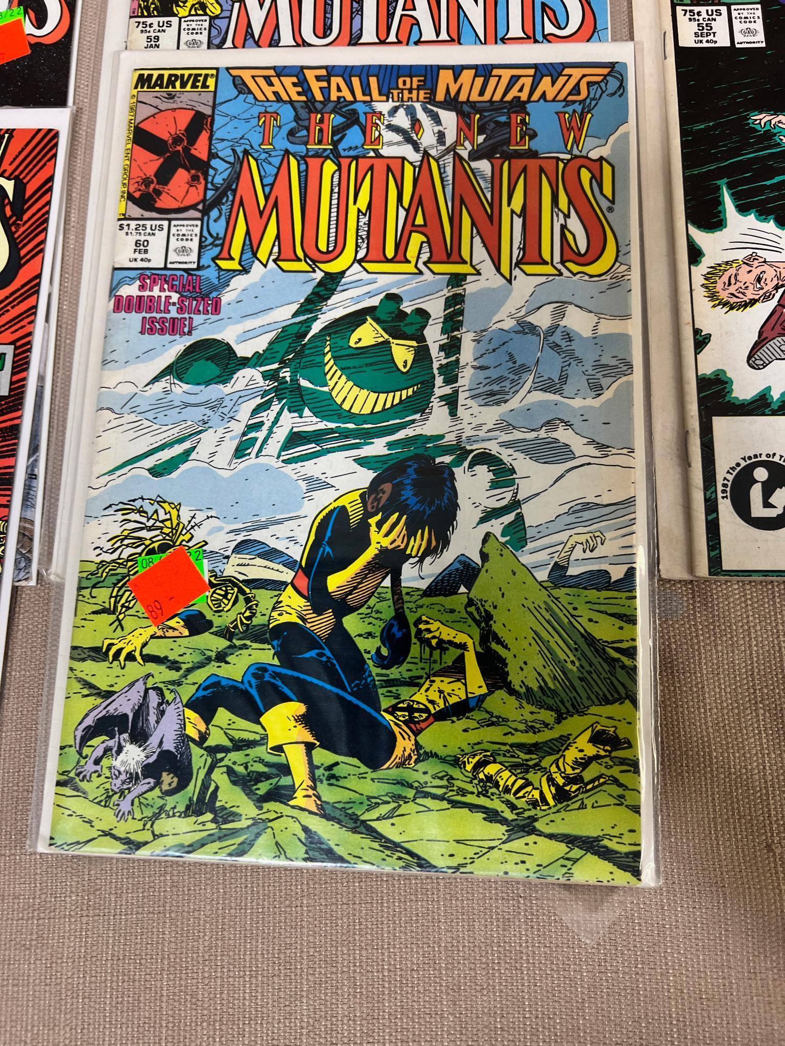 15- The New Mutants Comic Books, issues 51-65