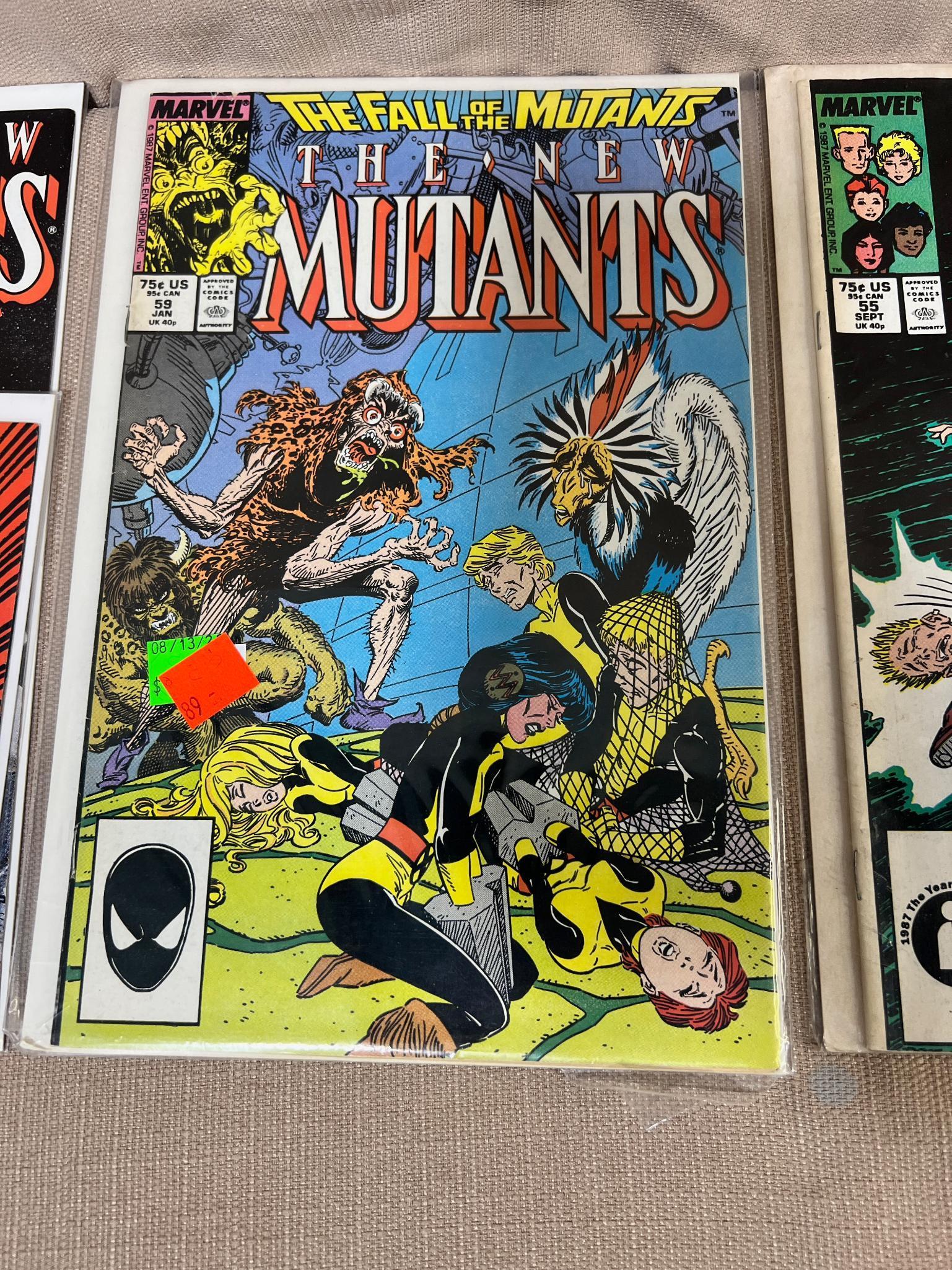 15- The New Mutants Comic Books, issues 51-65