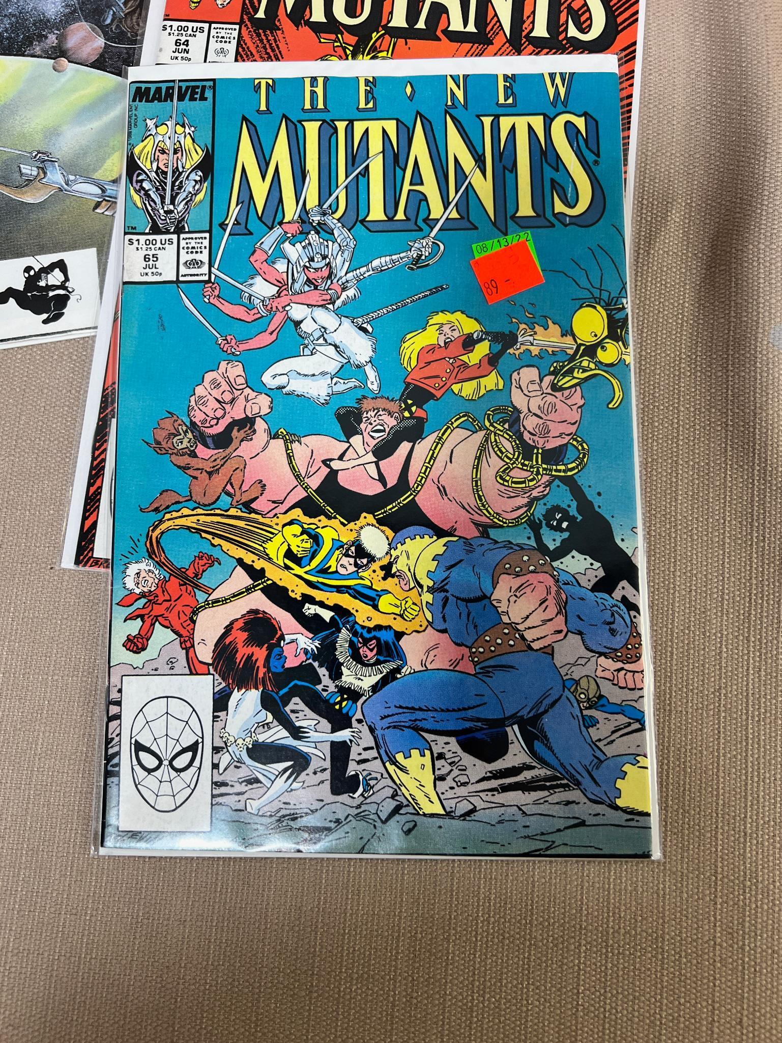 15- The New Mutants Comic Books, issues 51-65