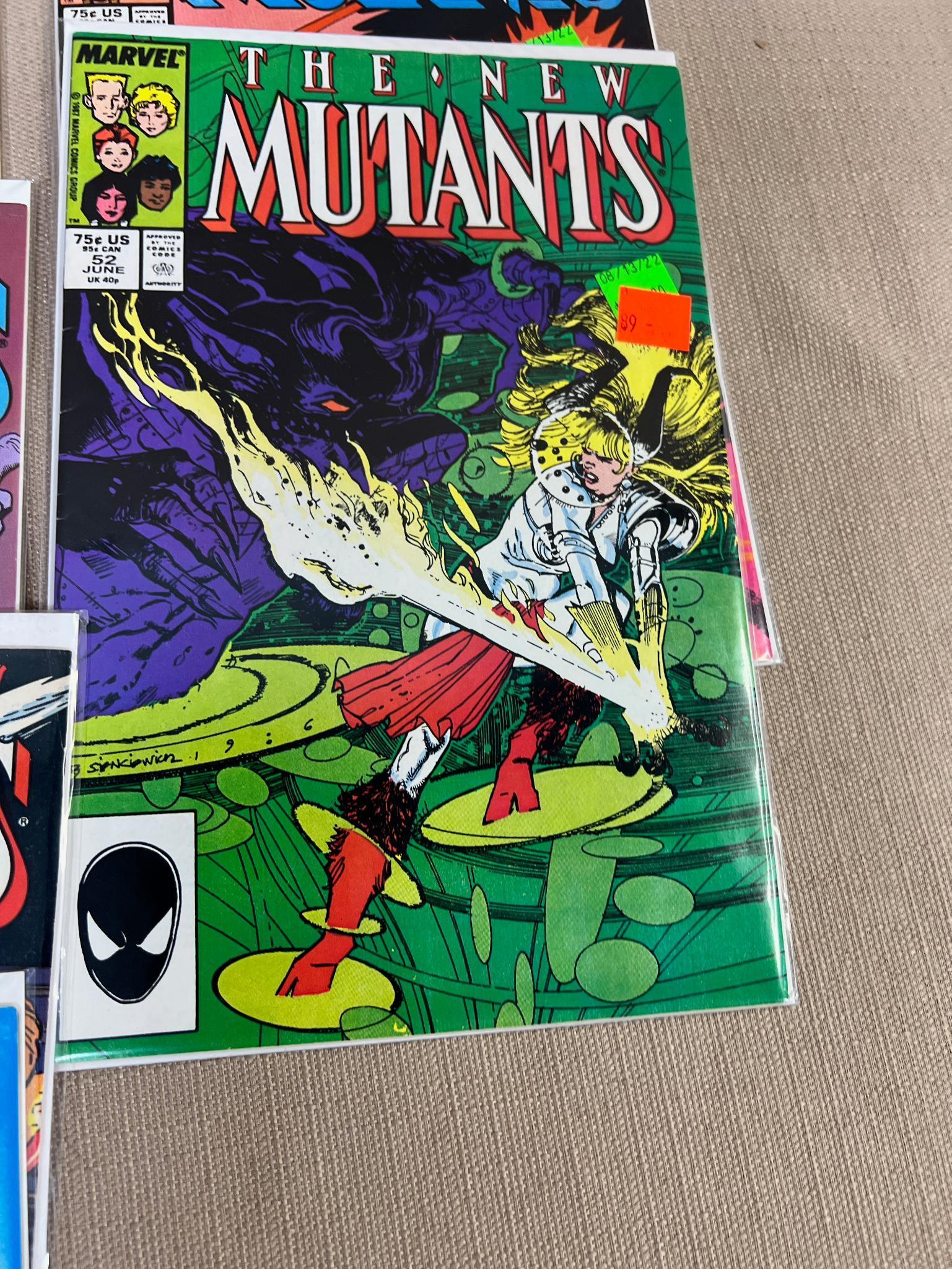 15- The New Mutants Comic Books, issues 51-65