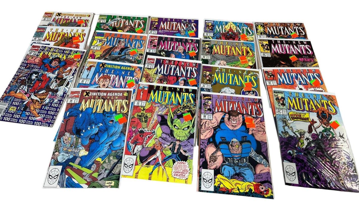 19- The New Mutants Comic Books, issues 81-97, 99, 100