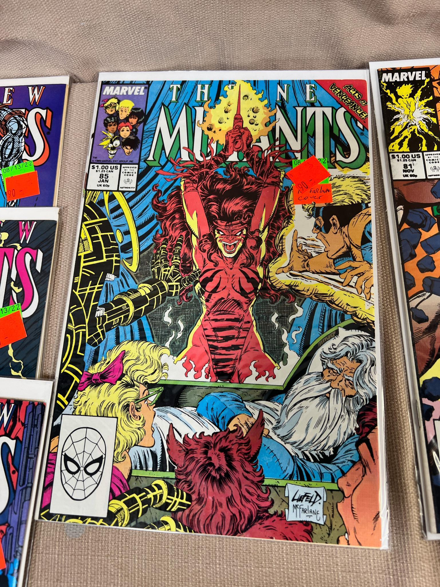 19- The New Mutants Comic Books, issues 81-97, 99, 100