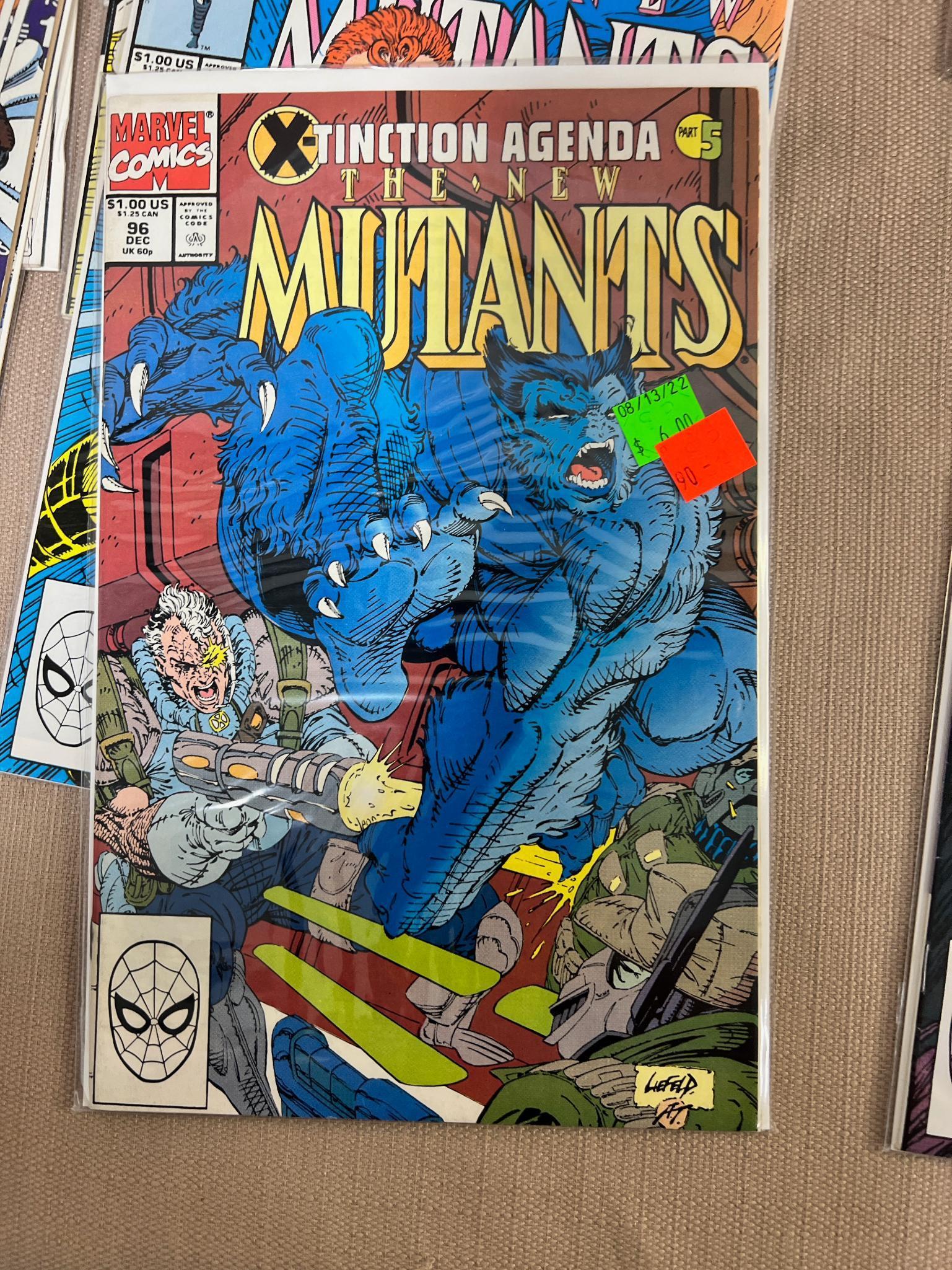 19- The New Mutants Comic Books, issues 81-97, 99, 100