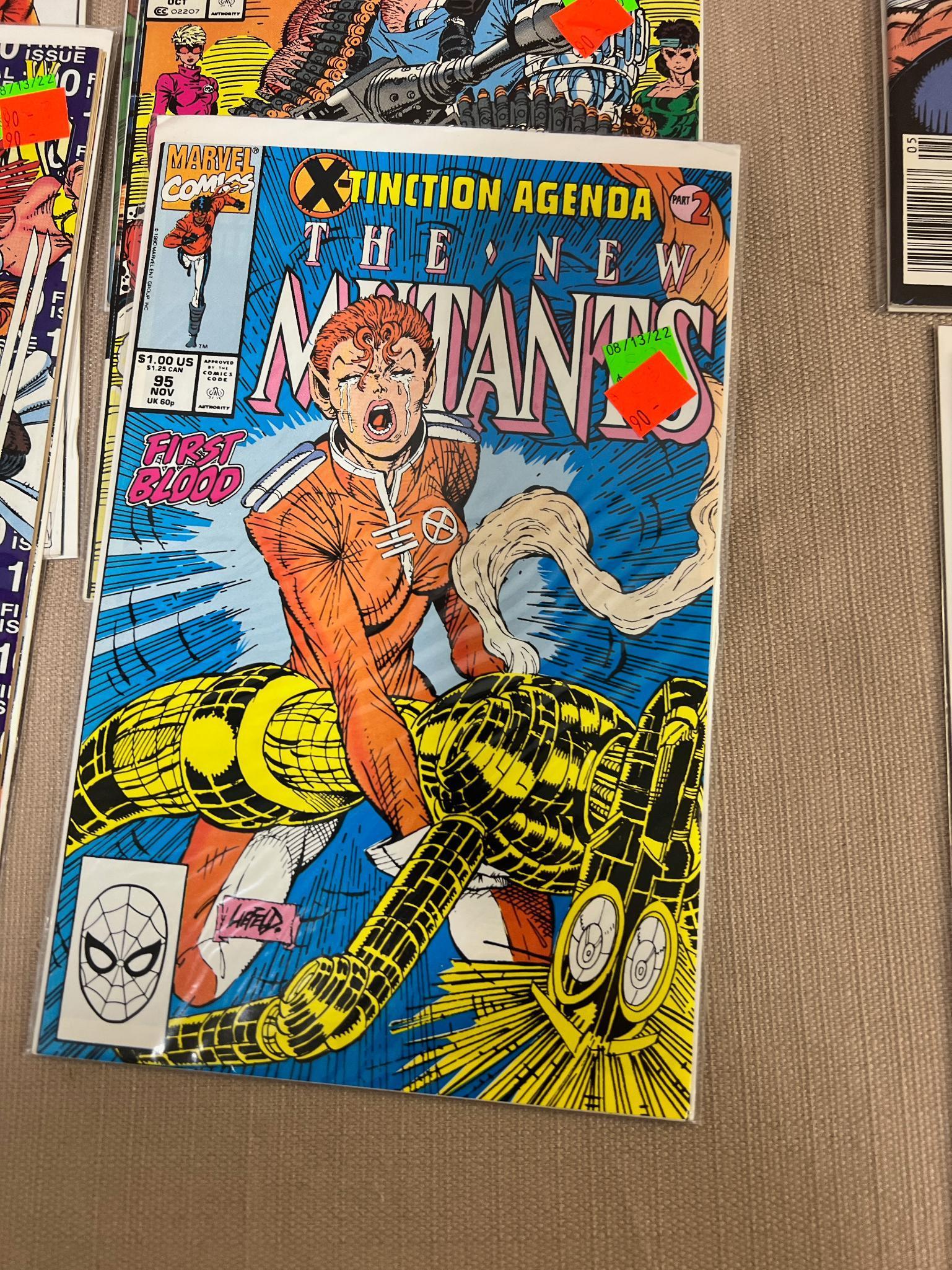 19- The New Mutants Comic Books, issues 81-97, 99, 100