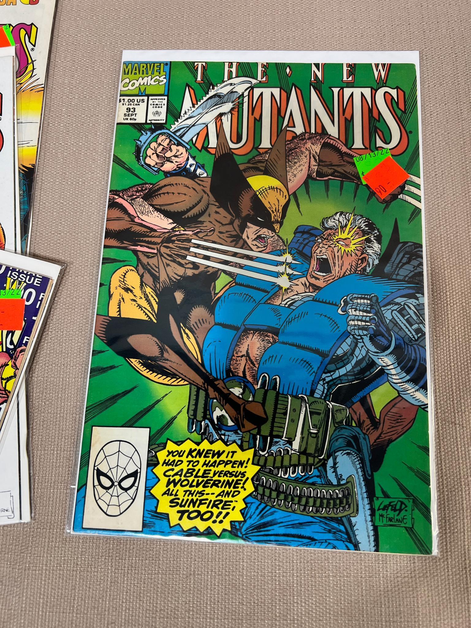 19- The New Mutants Comic Books, issues 81-97, 99, 100