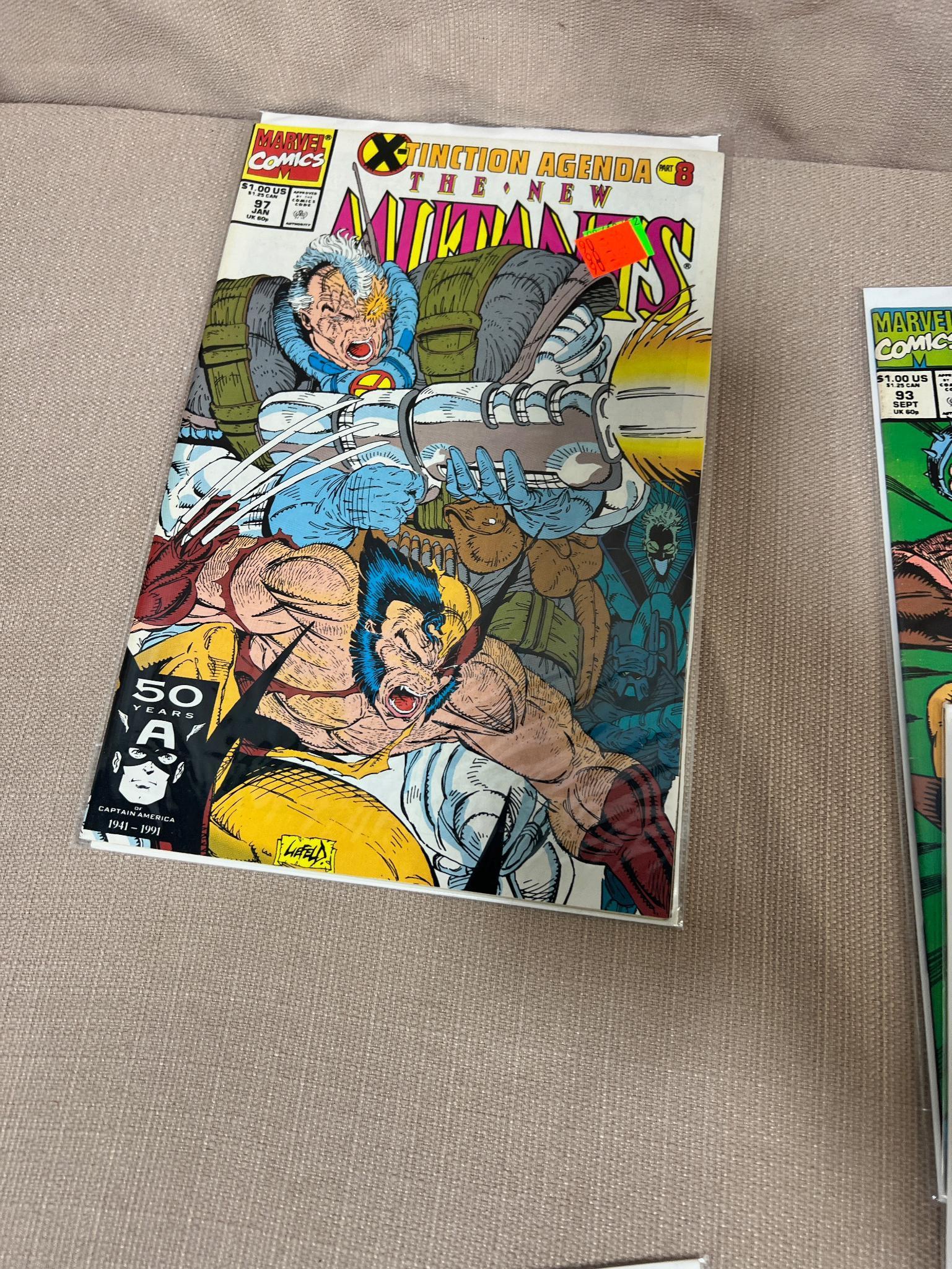 19- The New Mutants Comic Books, issues 81-97, 99, 100