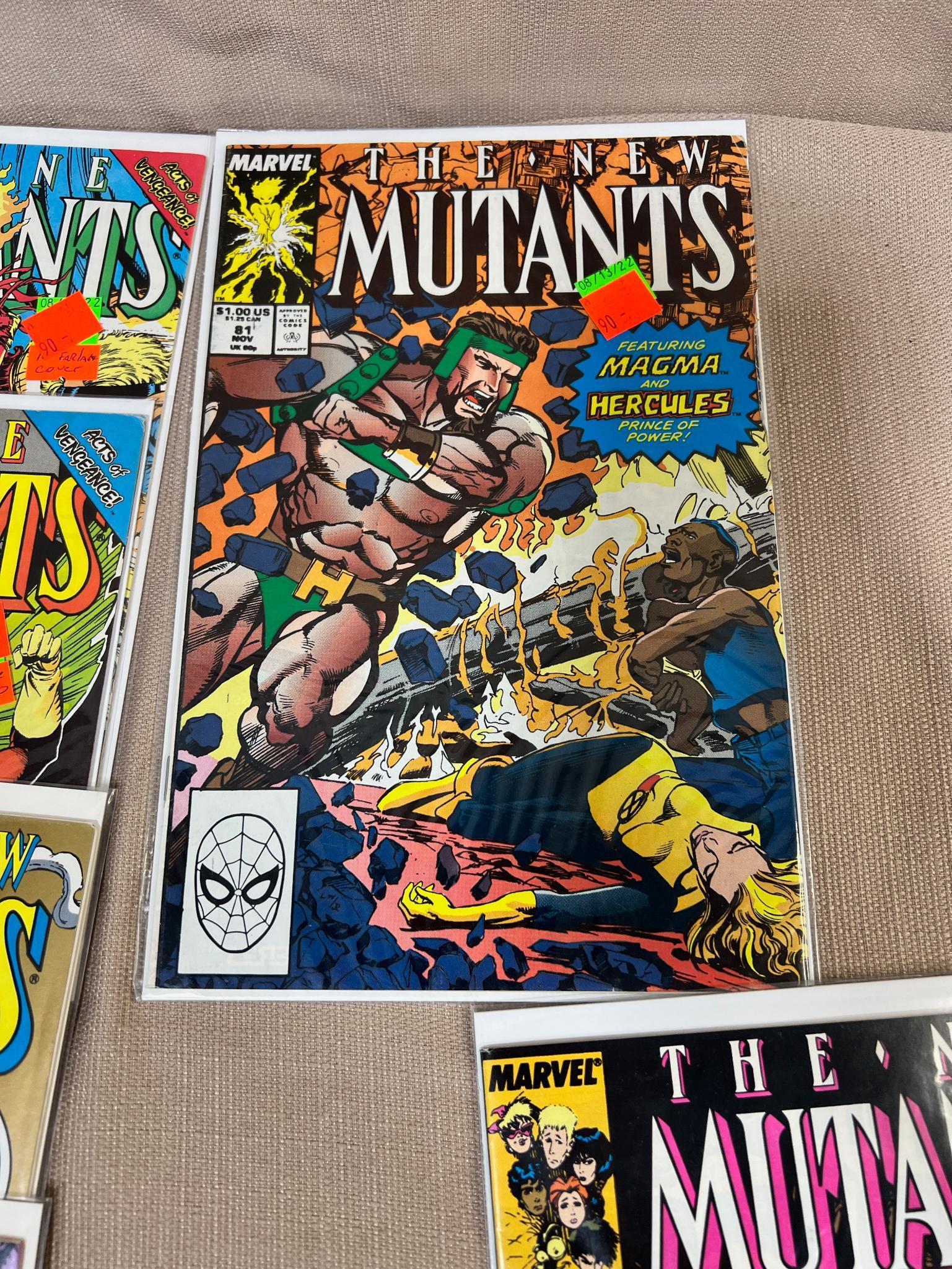 19- The New Mutants Comic Books, issues 81-97, 99, 100